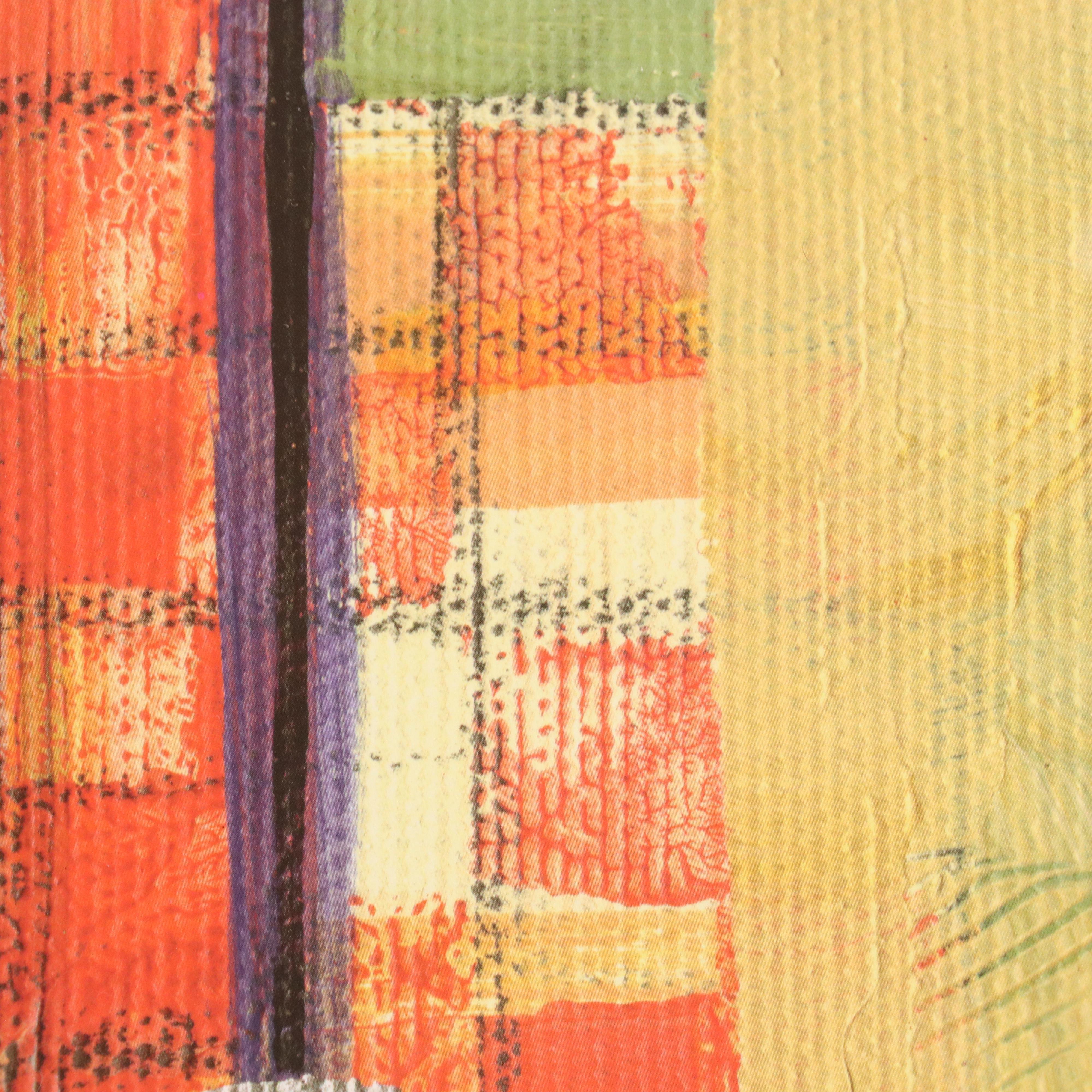 Abstract Four-Sheet Offset Lithograph Panel