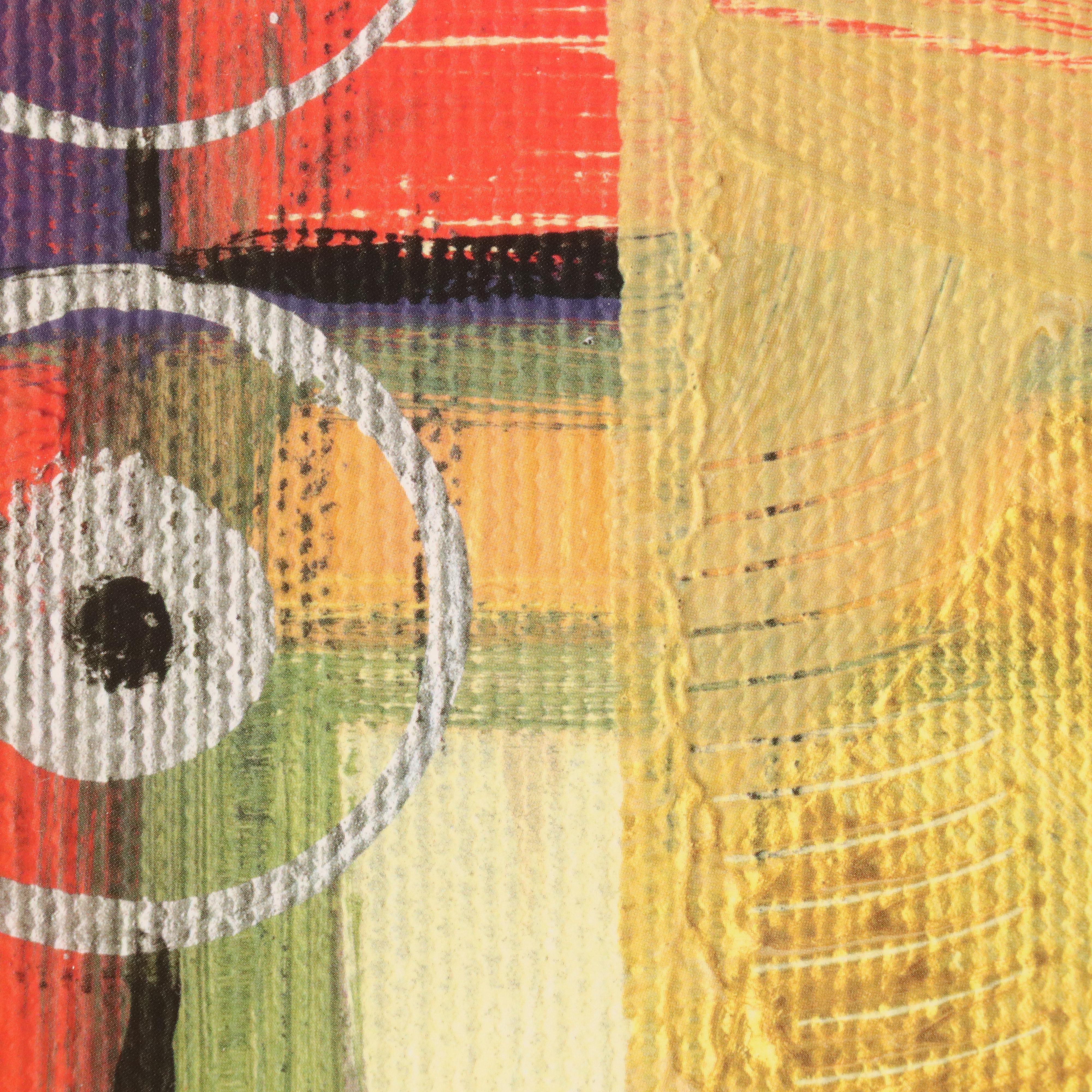 Abstract Four-Sheet Offset Lithograph Panel