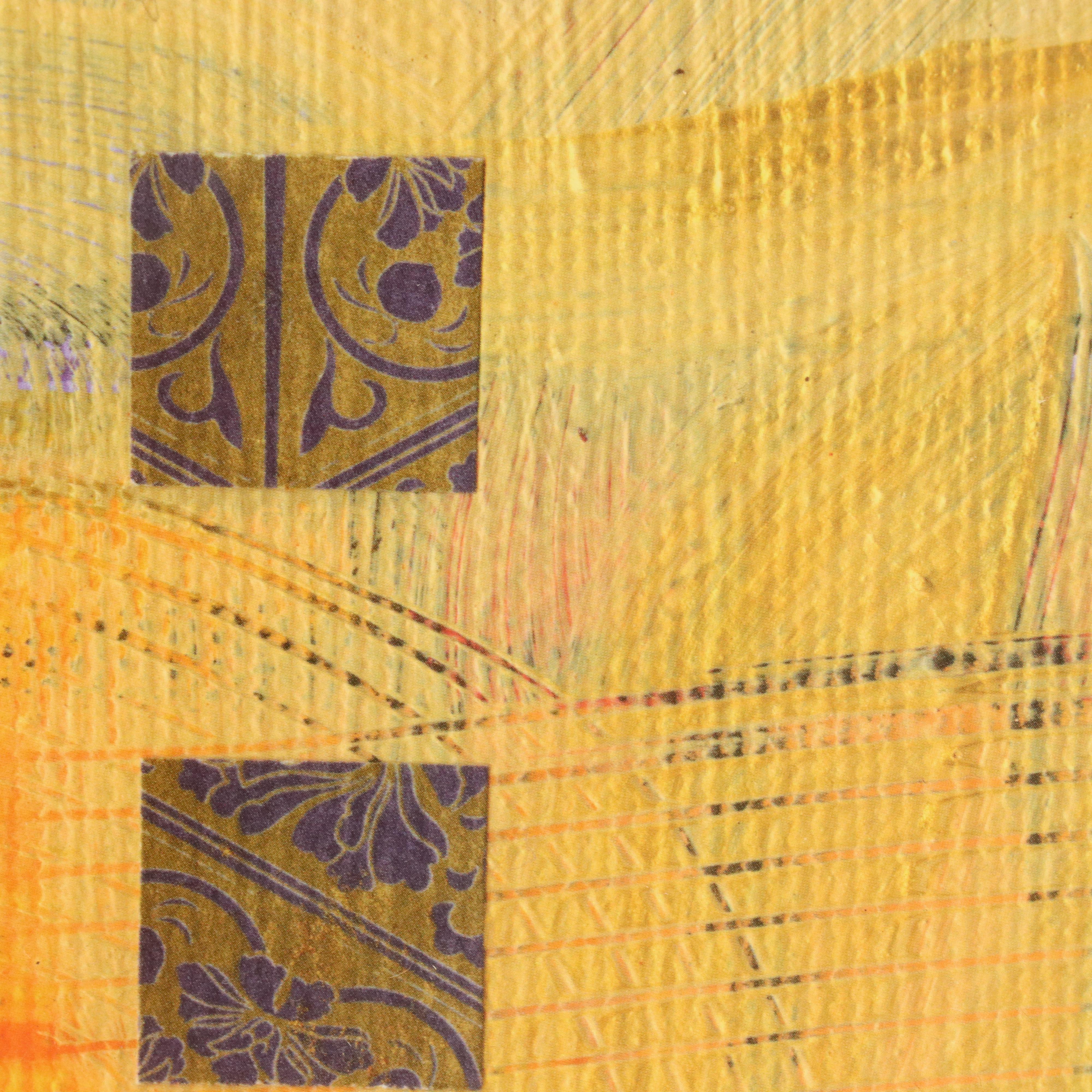 Abstract Four-Sheet Offset Lithograph Panel