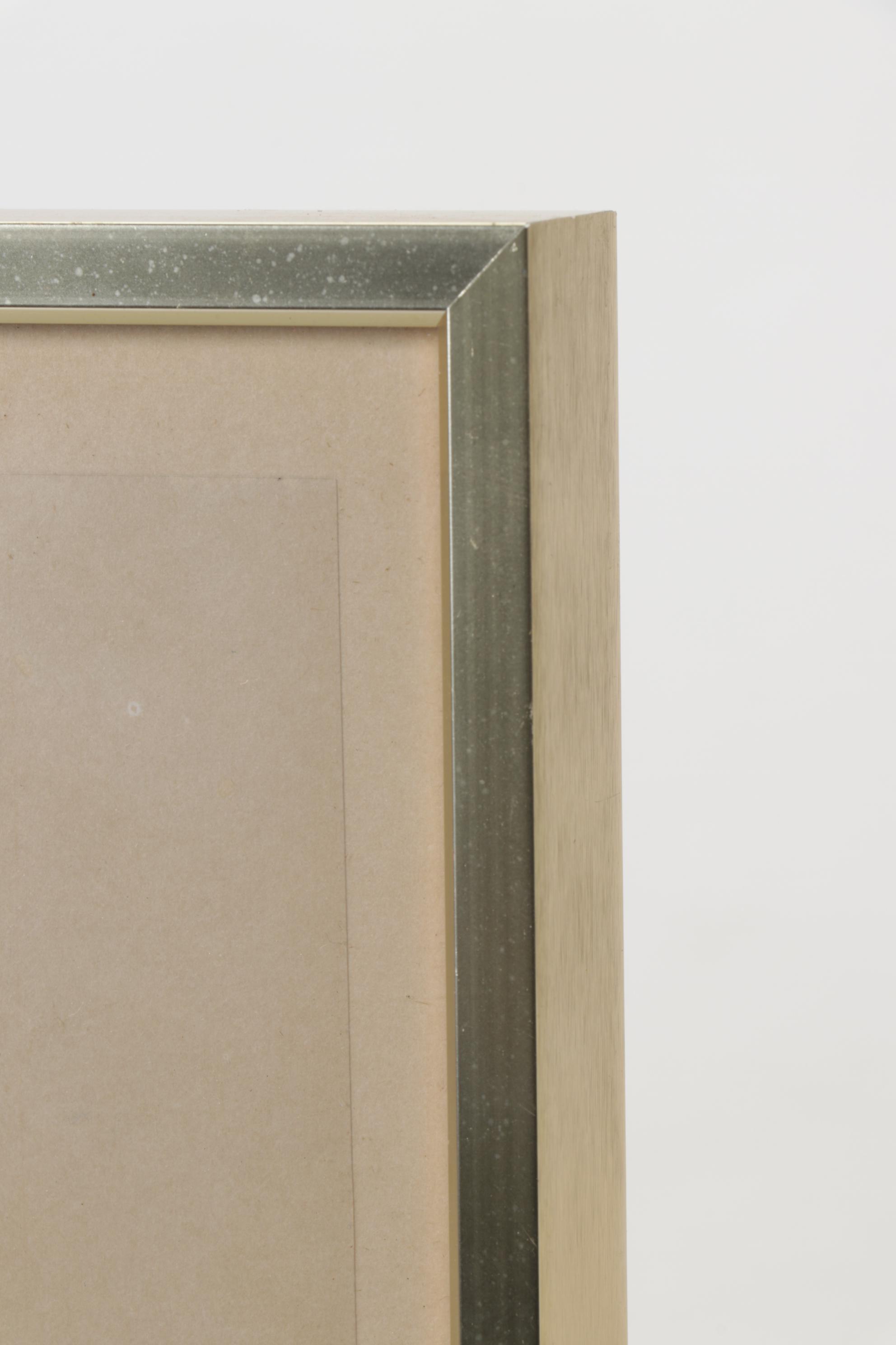 Amber Elizabeth Drawing on Vellum Paper of Man with "Ohio" Glasses, 1981