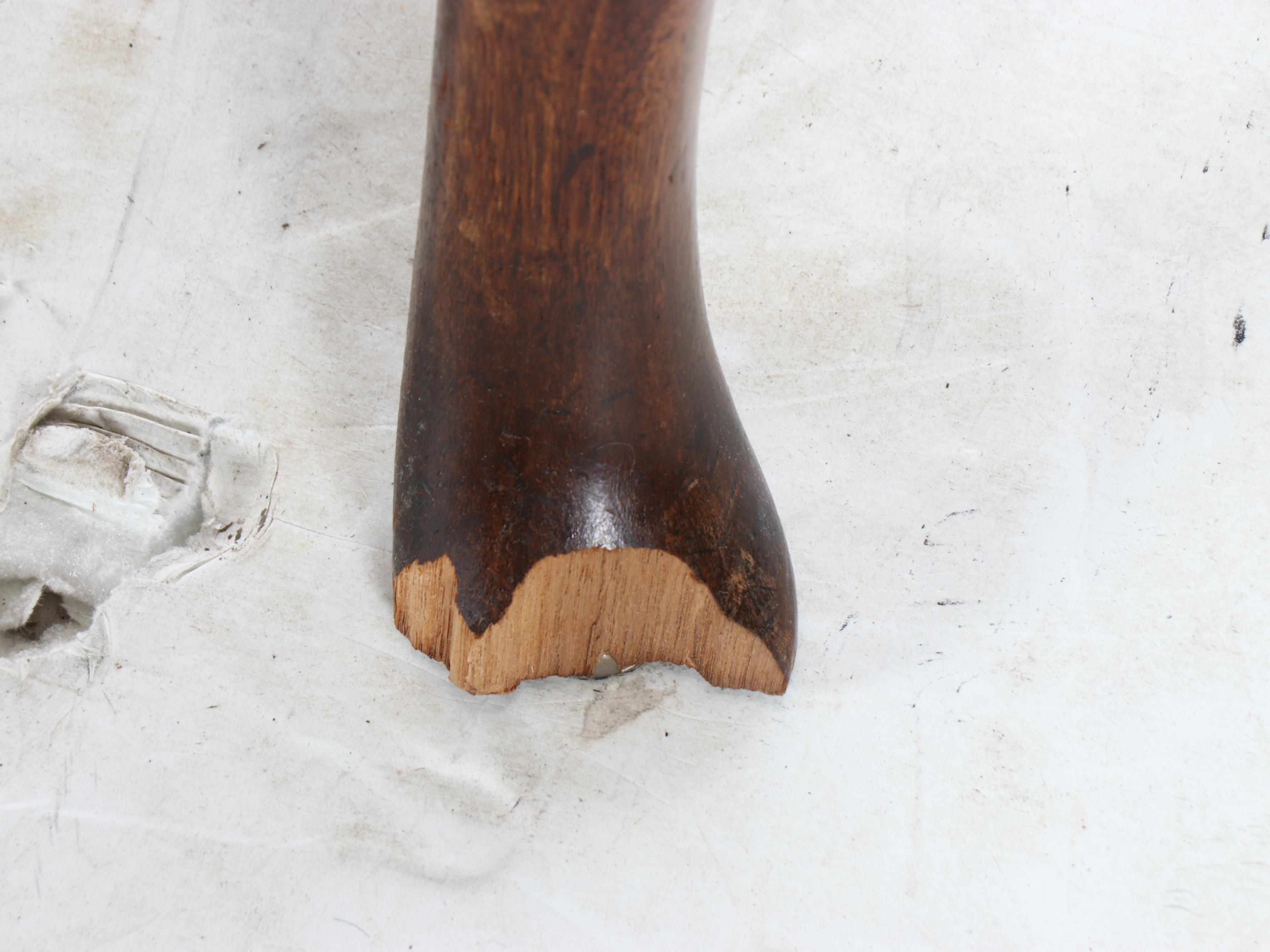 Carved Mahogany Armchair with Needlepoint Upholstery, Early to Mid-20th Century