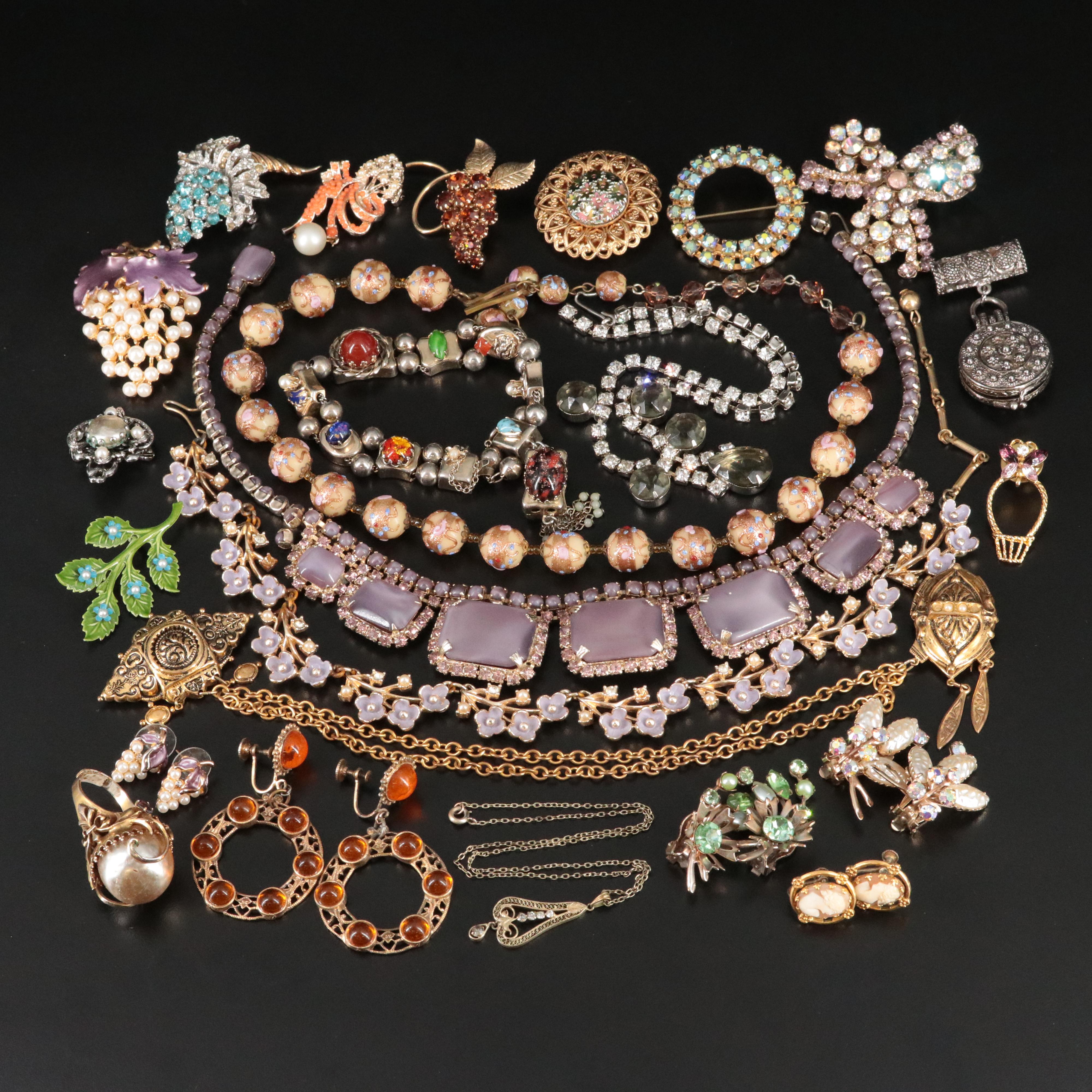 Venetian Wedding Cake Beads Featured in Vintage Jewelry Collection