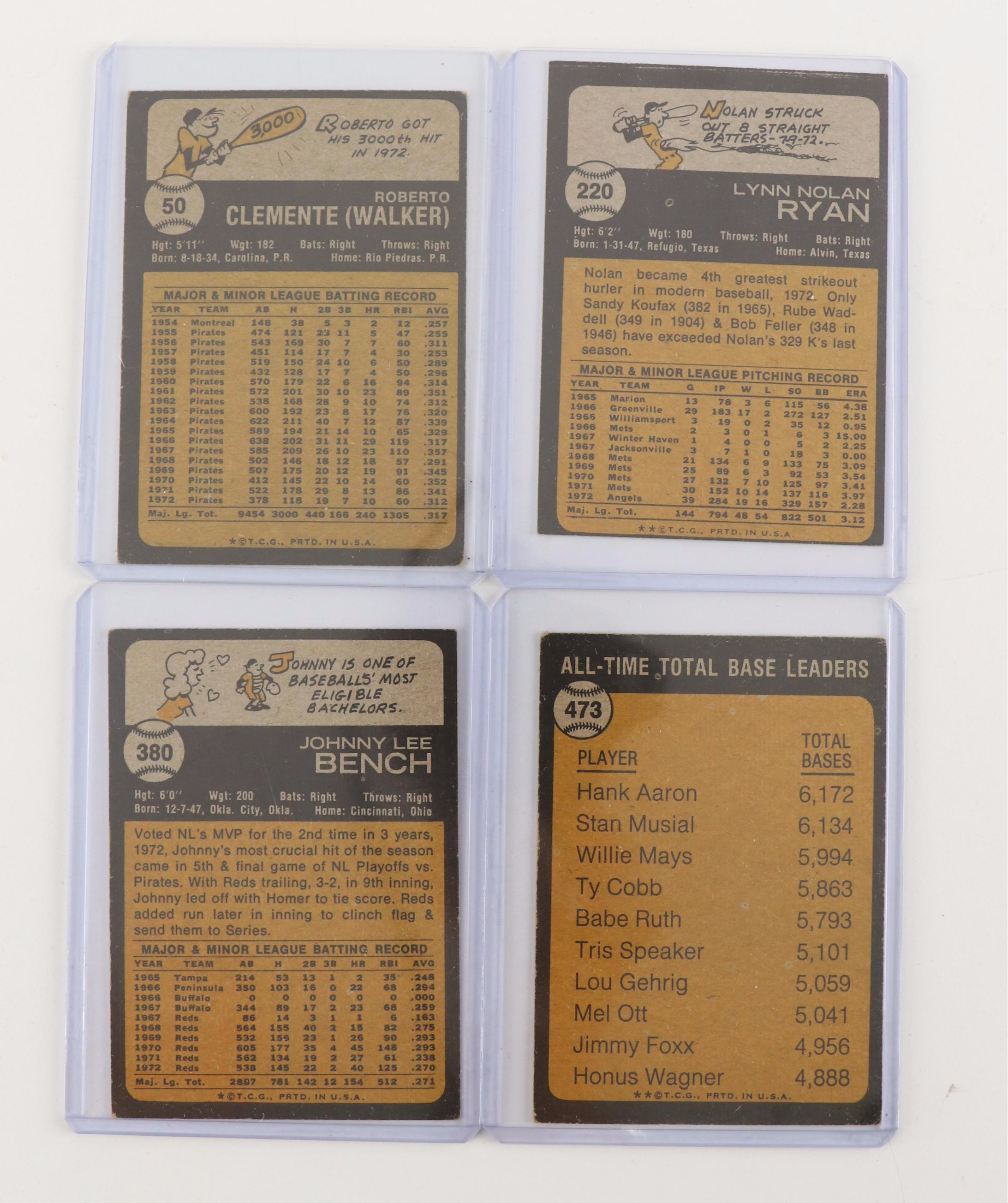 1973 Topps Complete Baseball Card Set Featuring Mike Schmidt Rookie and More