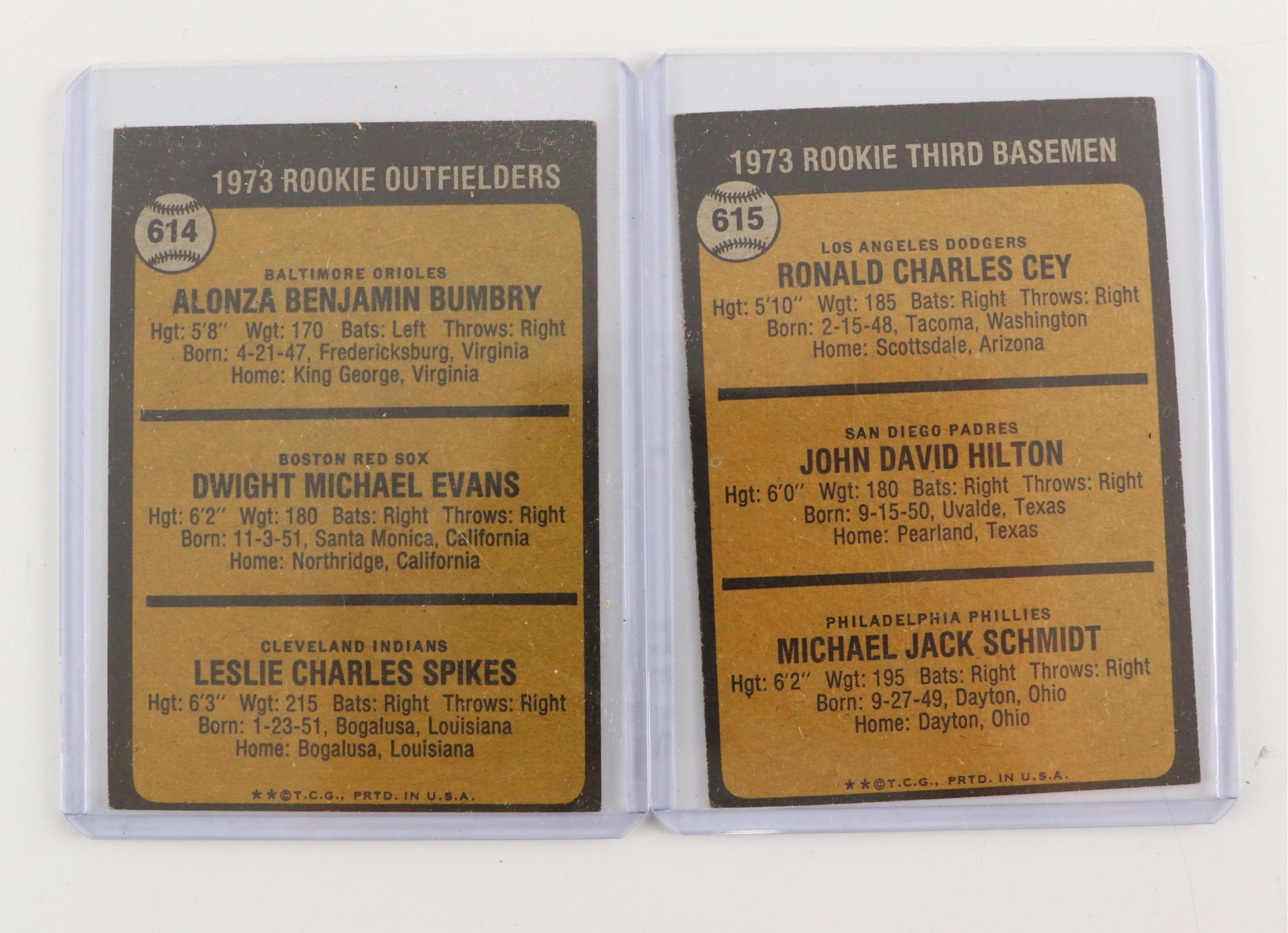 1973 Topps Complete Baseball Card Set Featuring Mike Schmidt Rookie and More