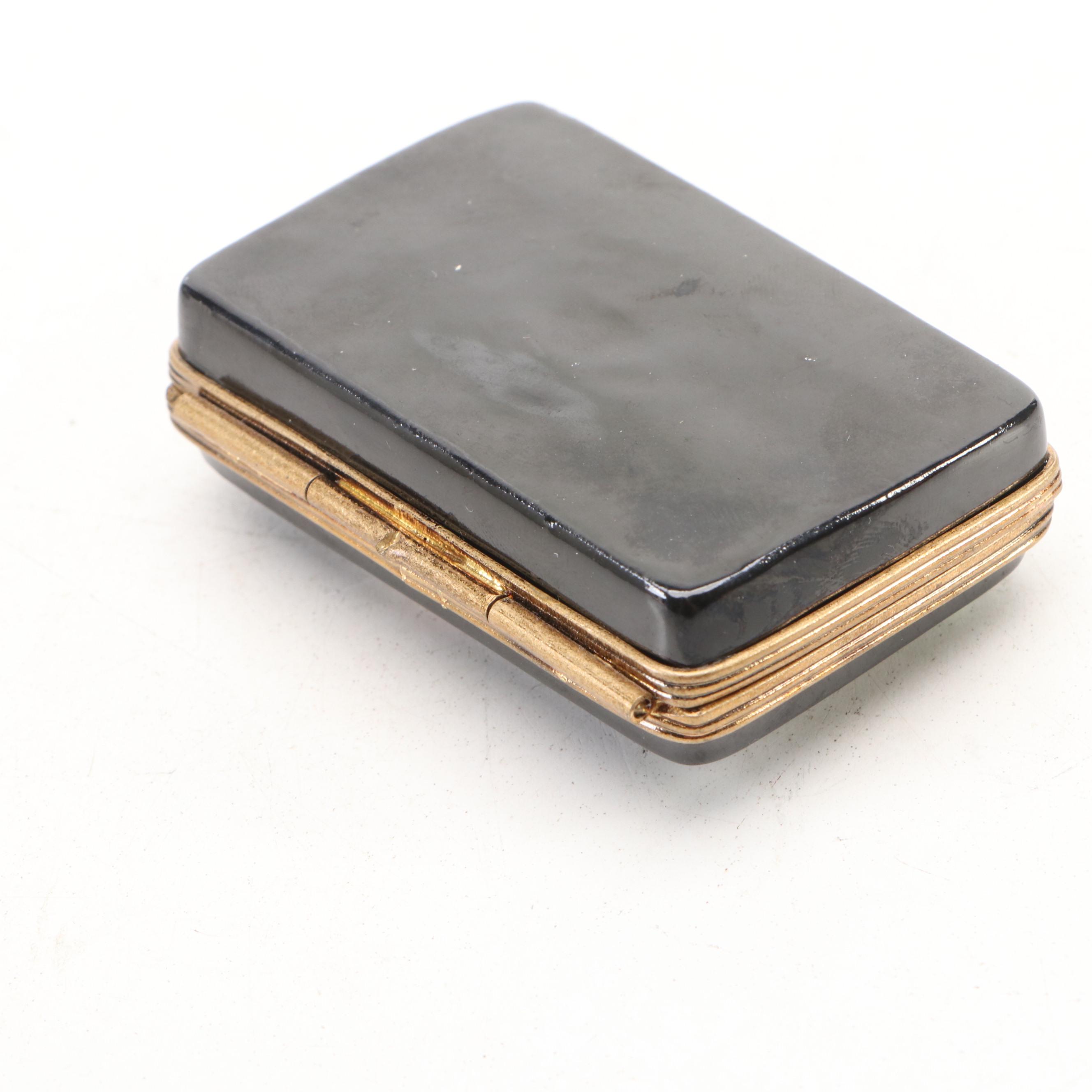 Pierre Arquié "Leonardi" Palette Hand-Painted Porcelain Limoges Box