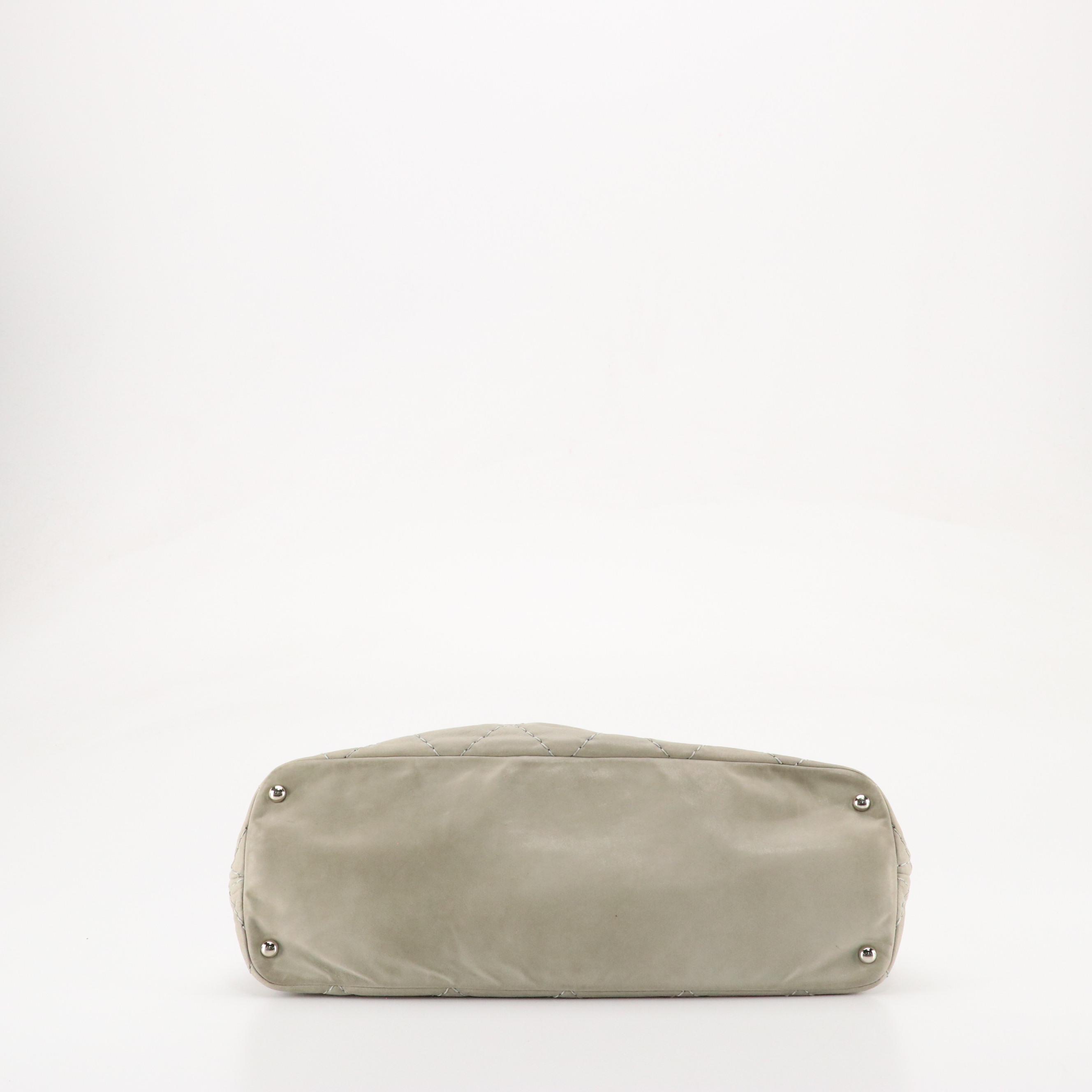 Chanel Sea Hit Two-Way Tote in Quilted Iridescent Crinkled Calfskin Leather