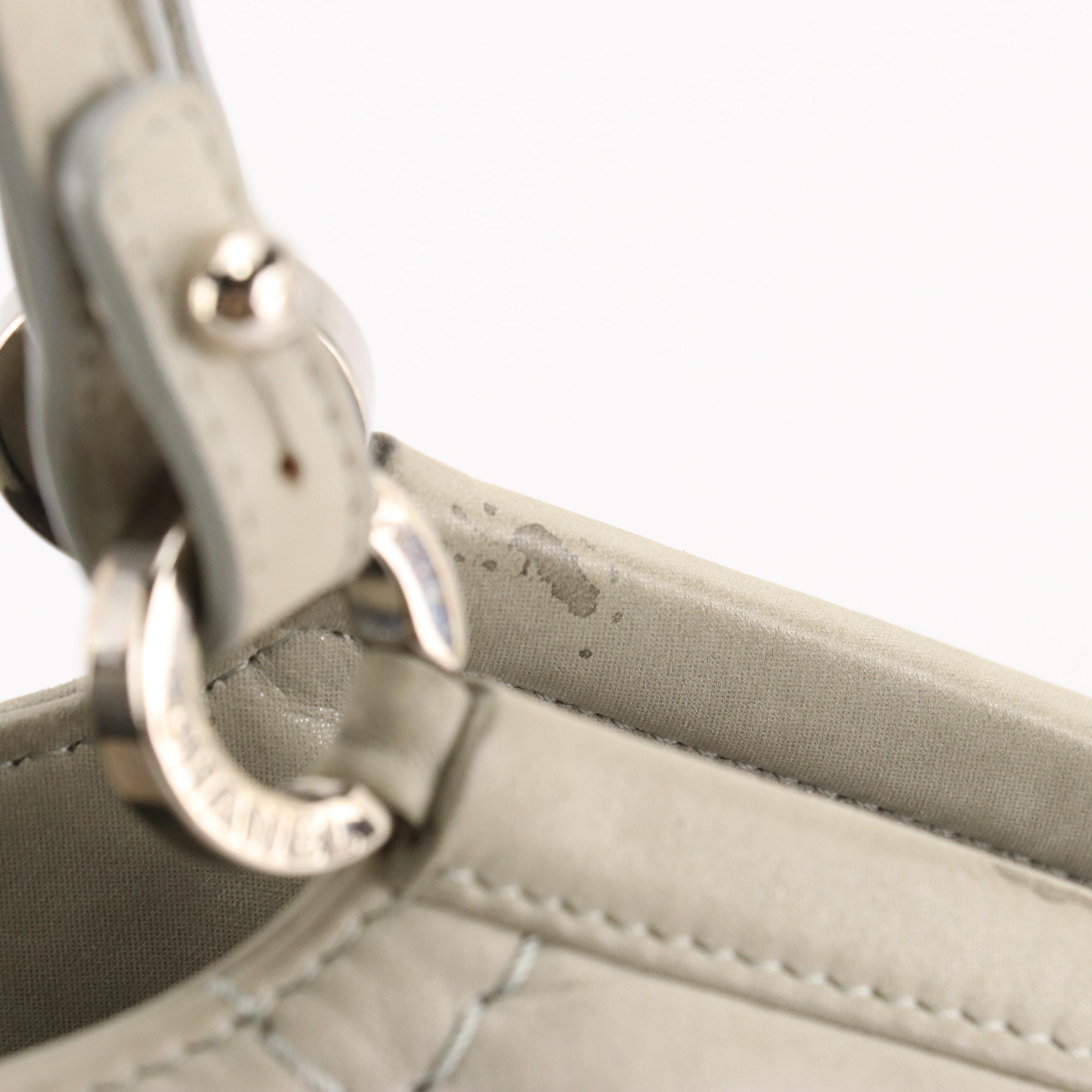 Chanel Sea Hit Two-Way Tote in Quilted Iridescent Crinkled Calfskin Leather