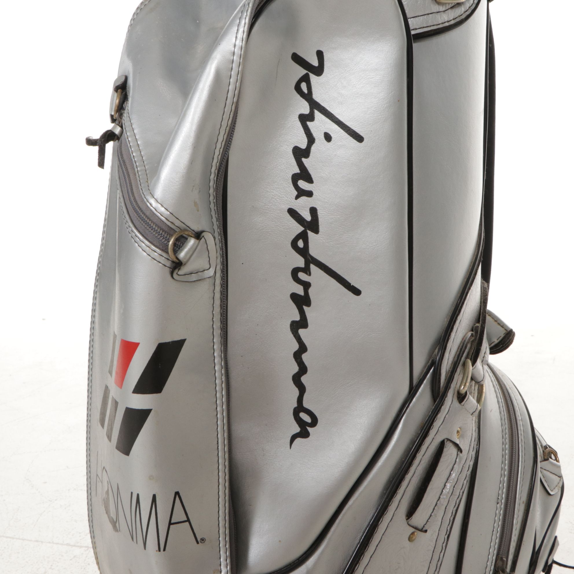 Honma Metallic Leather Golf Bag with Ladies Wood Club, Irons and More