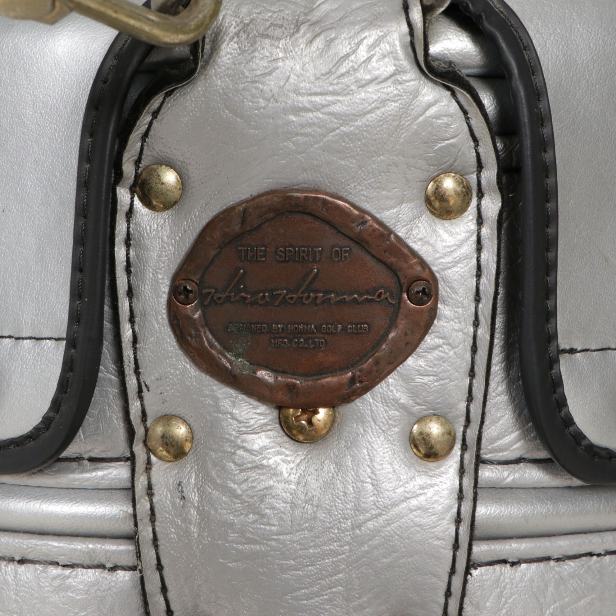 Honma Metallic Leather Golf Bag with Ladies Wood Club, Irons and More
