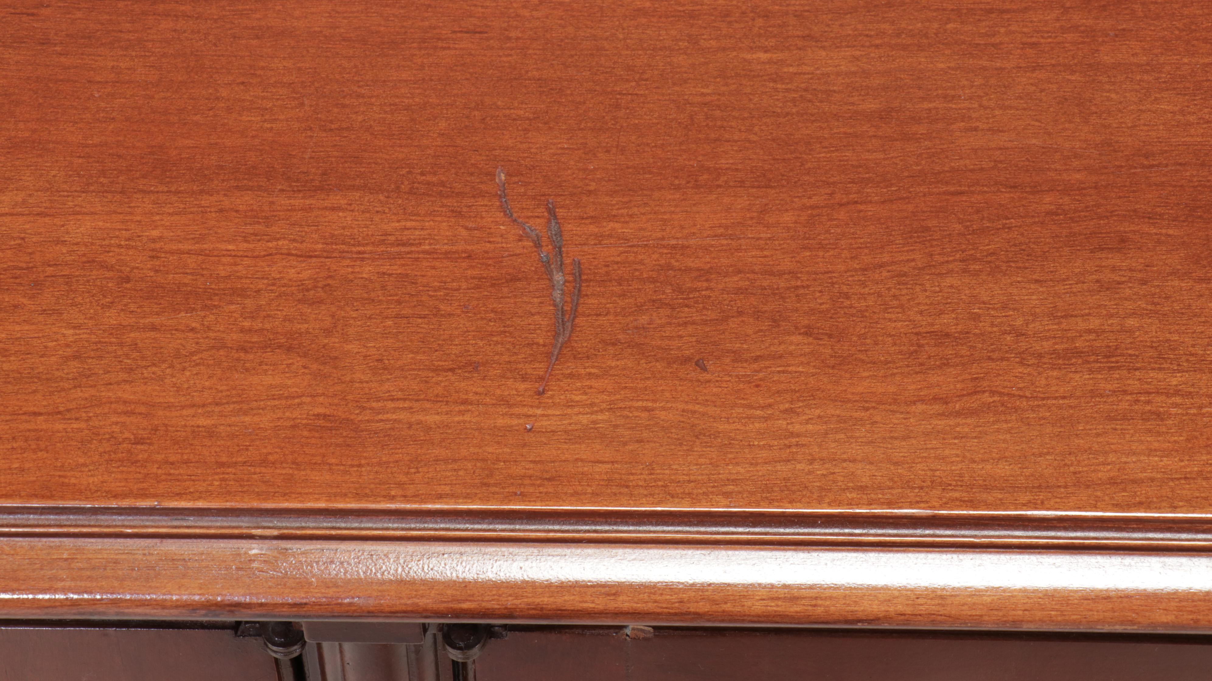 French Provincial Style Cherry Finished Credenza