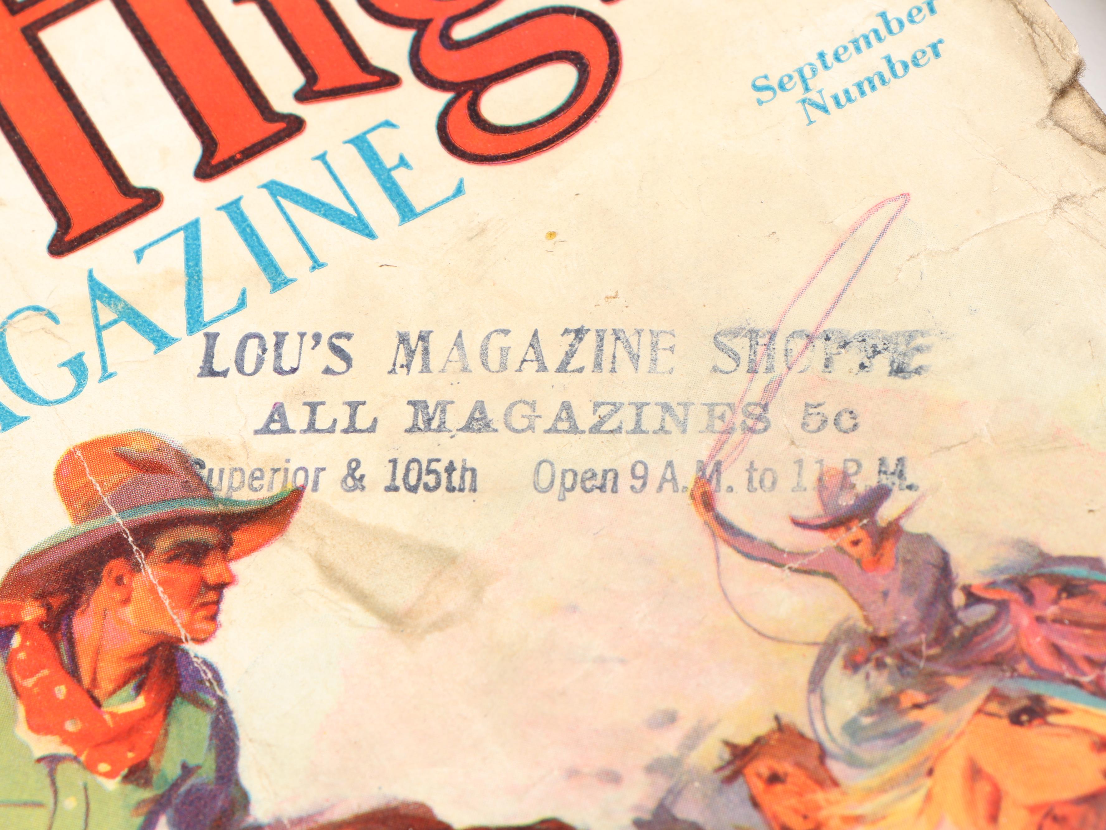 "Ace-High Magazine" 1931–1934 Issues with Louis L'Amour Western Books