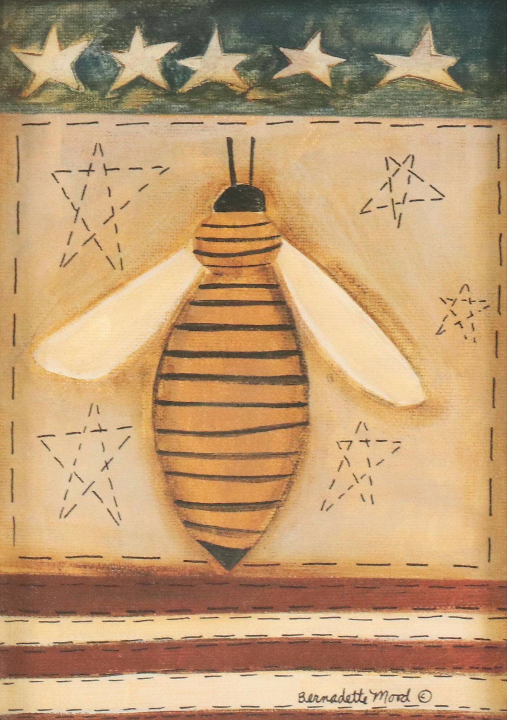 American Folk Art Style Offset Lithographs After Warren Kimble and Others