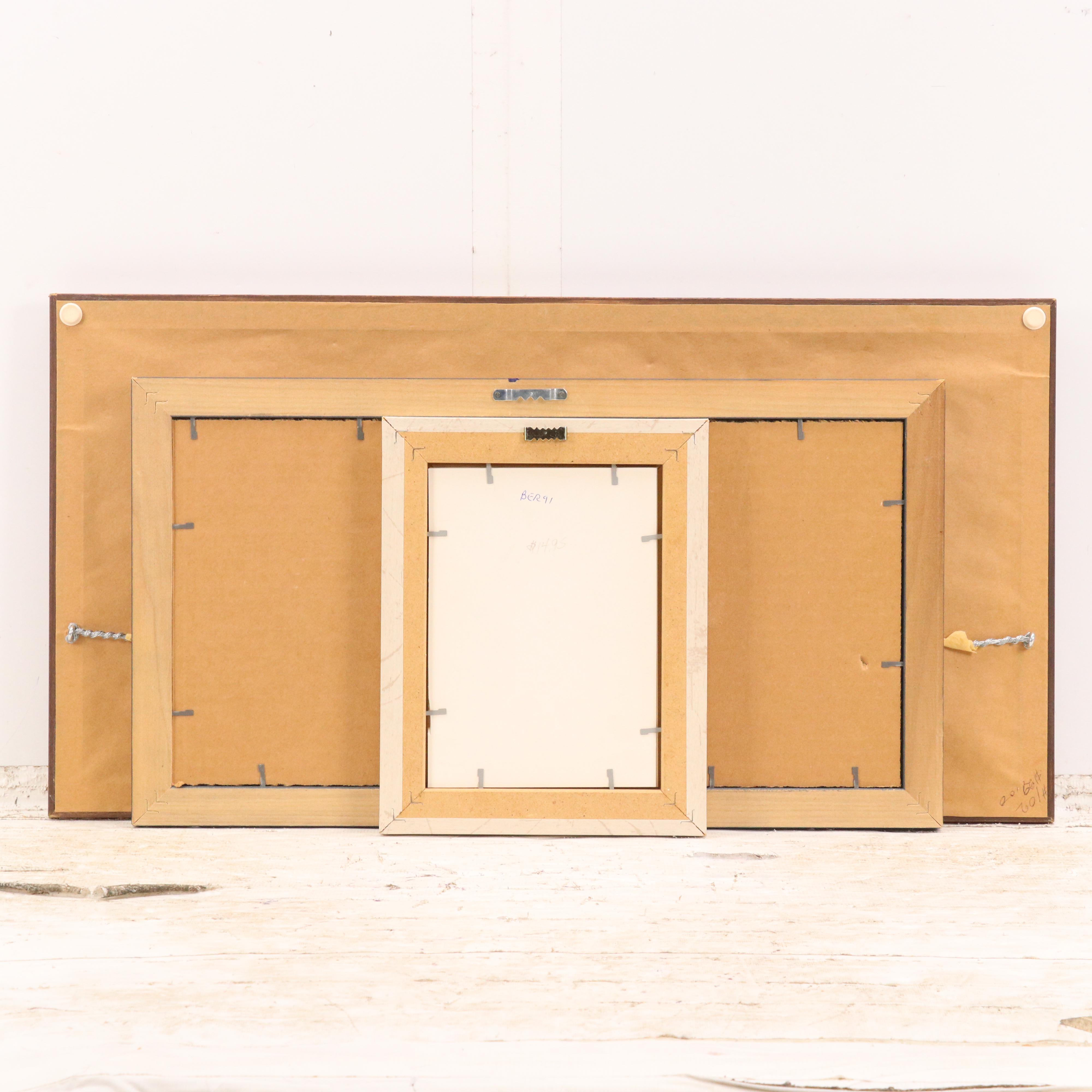 American Folk Art Style Offset Lithographs After Warren Kimble and Others