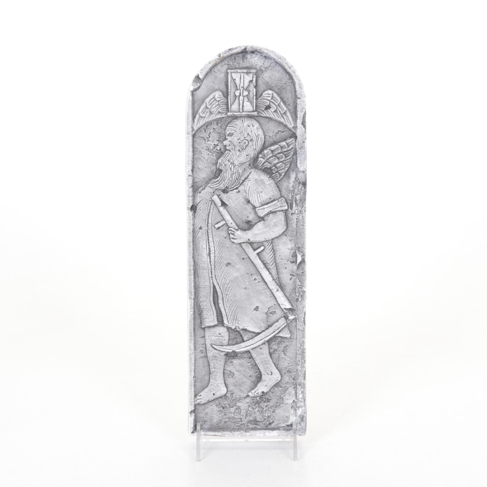 Wild Goose Studio "Vocatus Atque Non Vocatus..." and Father Time Replica Plaques