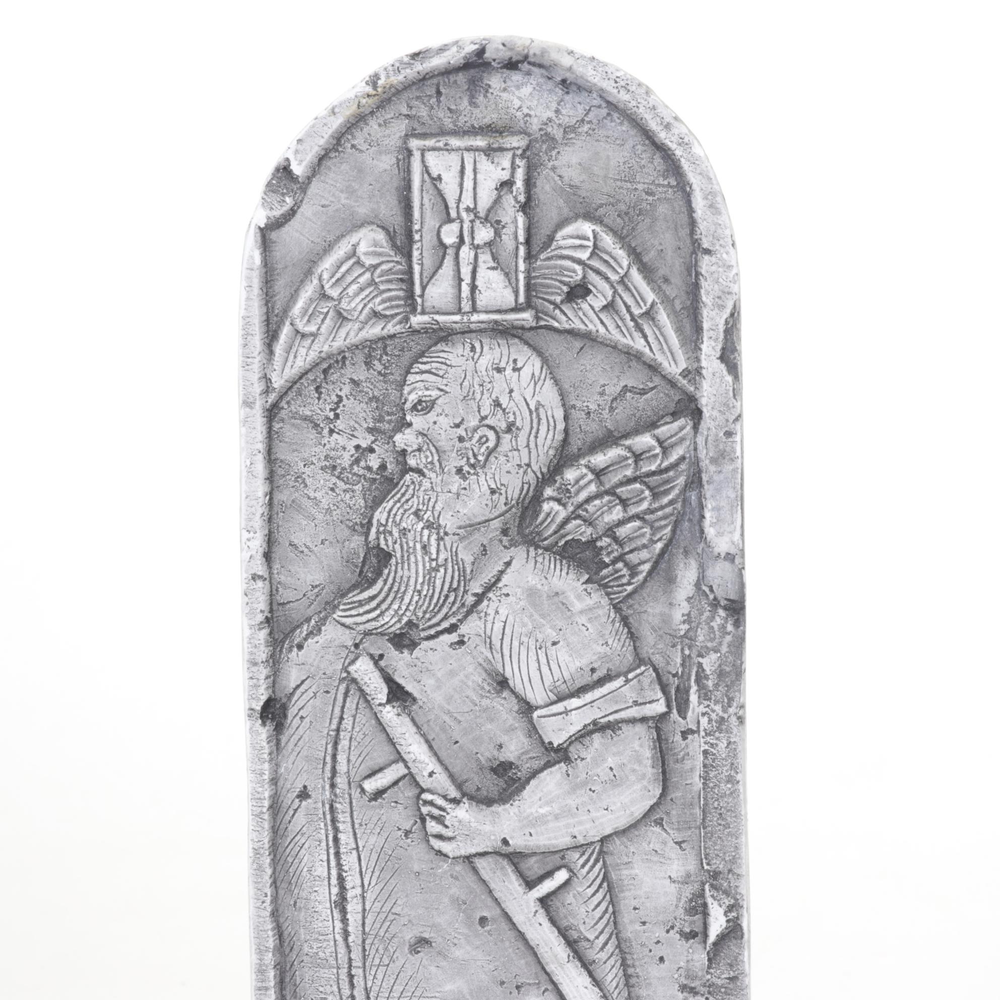 Wild Goose Studio "Vocatus Atque Non Vocatus..." and Father Time Replica Plaques