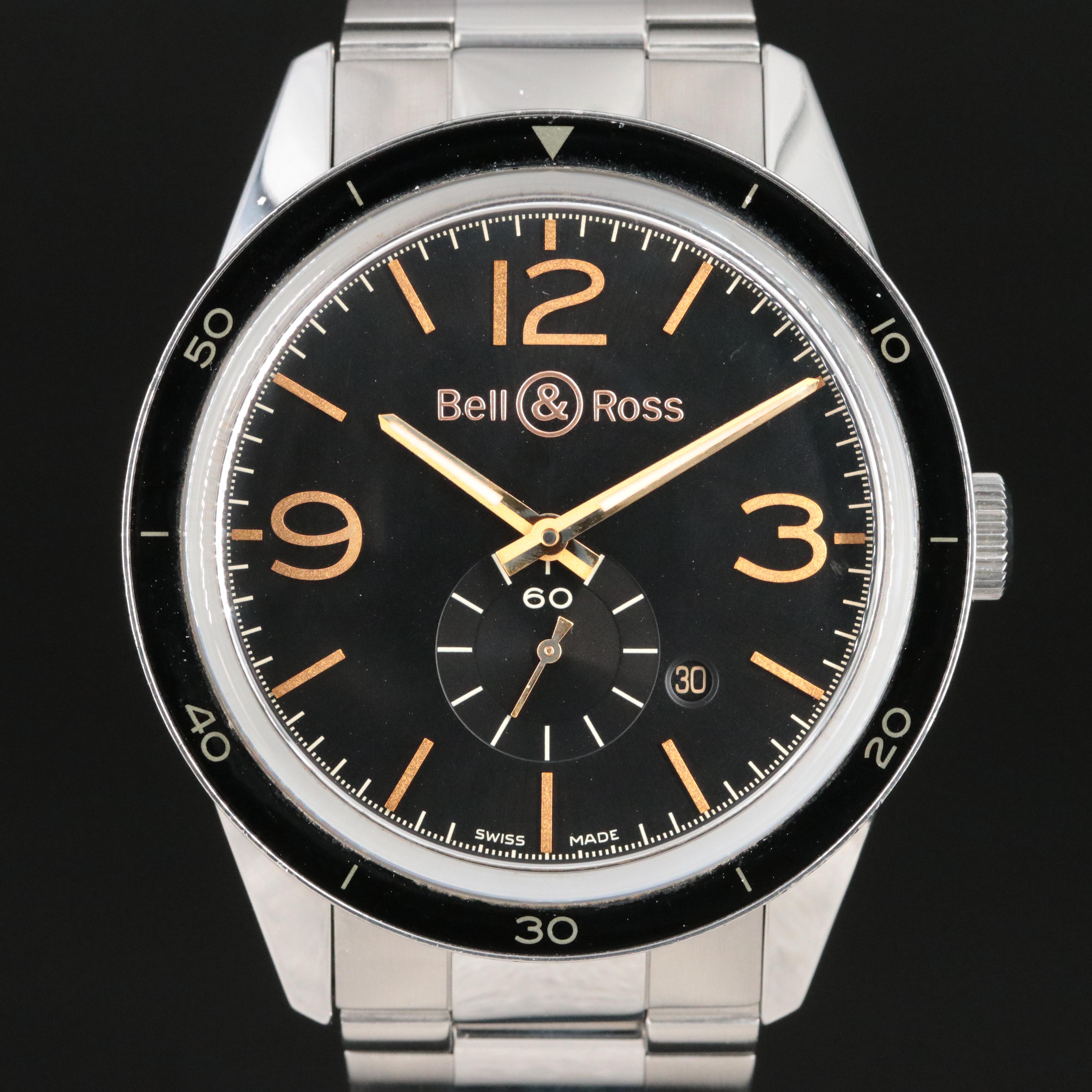 Bell & Ross BR123 Date Heritage Sport Automatic Watch