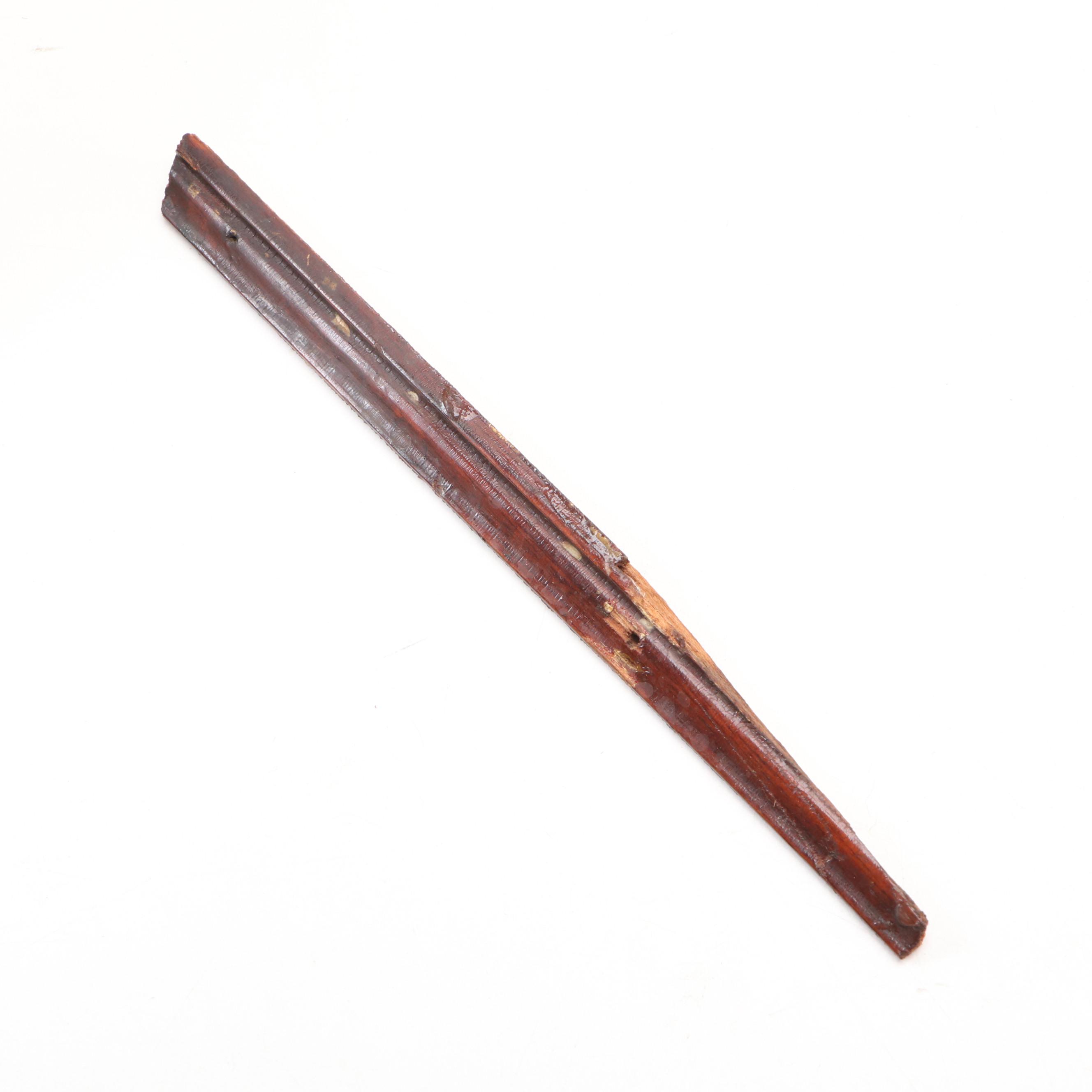 Ifugao Tribe Carved Wood and Rattan Weave Ceremonial Box