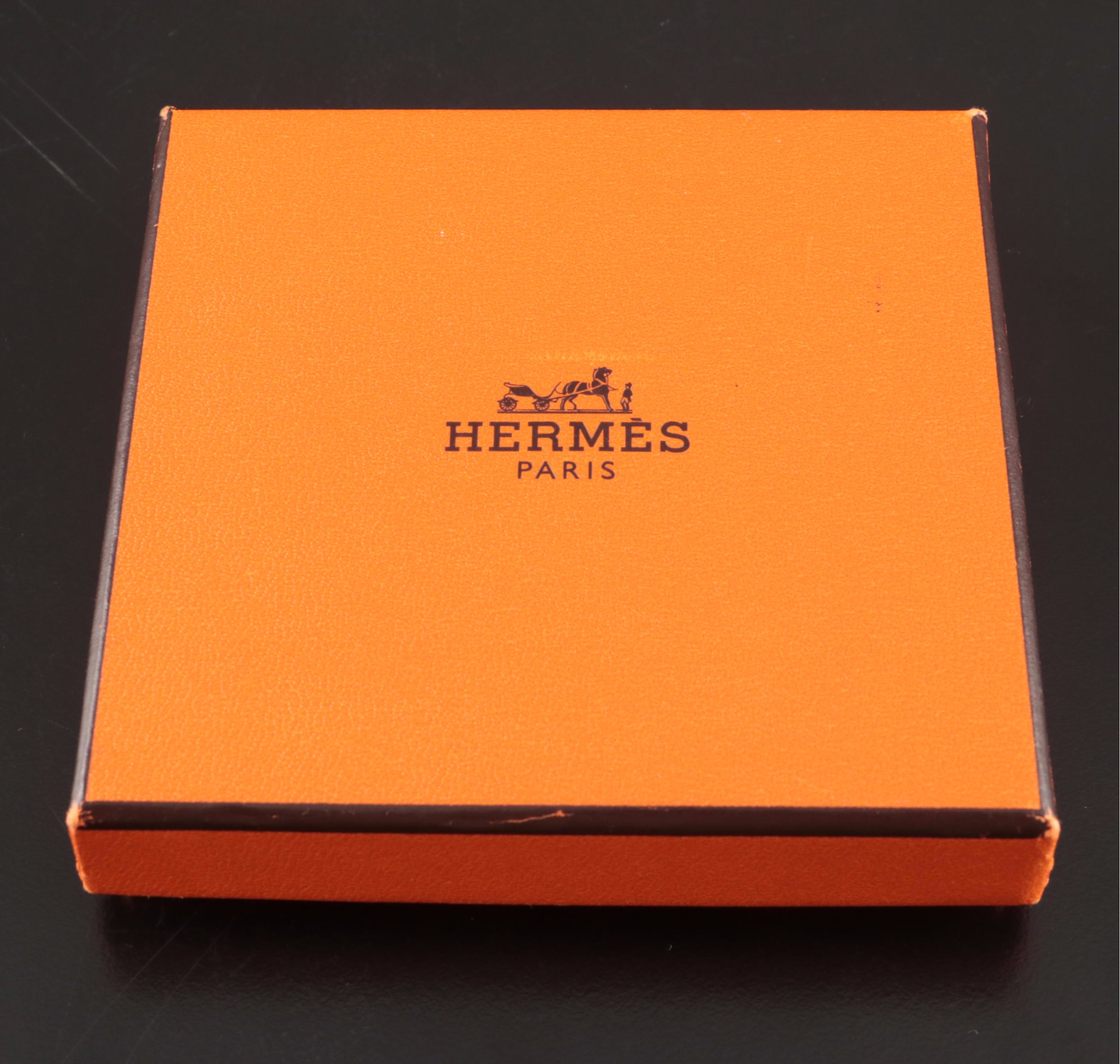 Hermès Cage d'H Cube Pendant Necklace