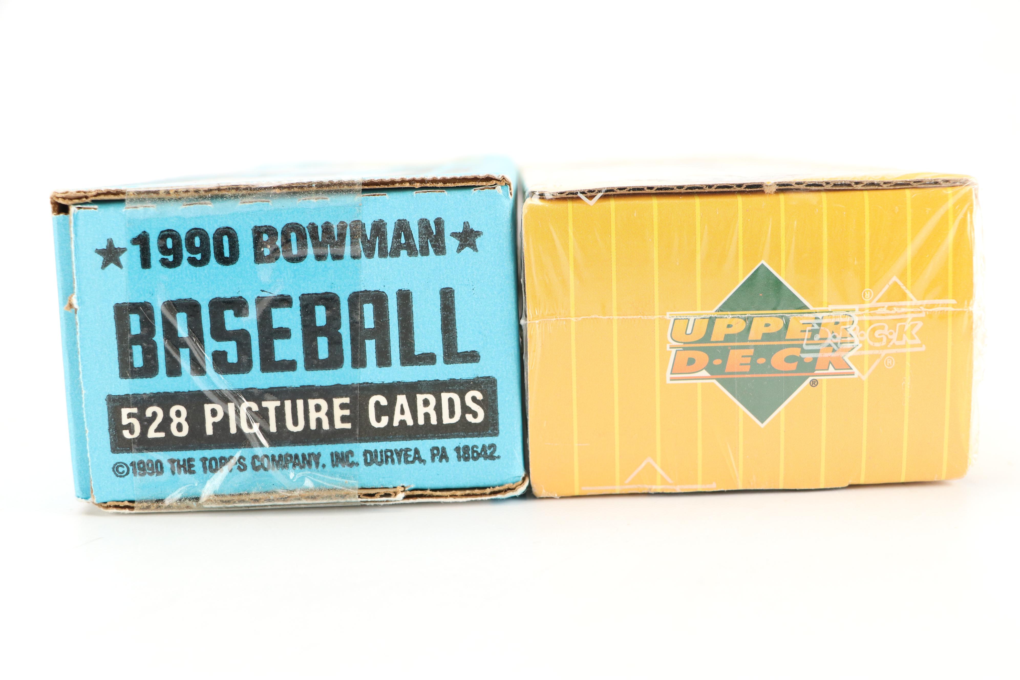 1993 Topps Sealed Baseball Card Wax Packs with Sealed Sets and More