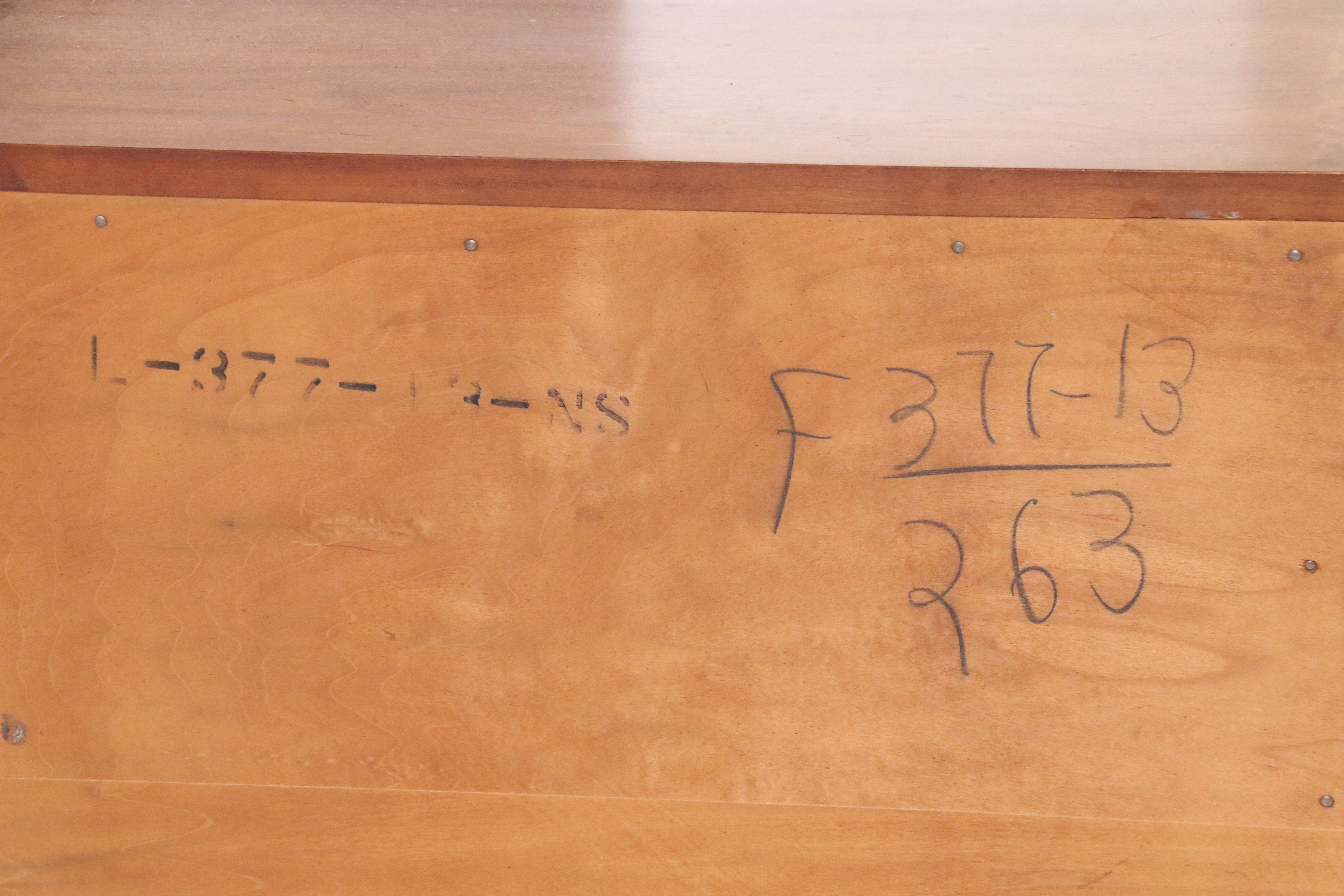 Pair of J. B. Van Sciver Co. Burl Wood and Walnut Nightstands, Mid-20th Century