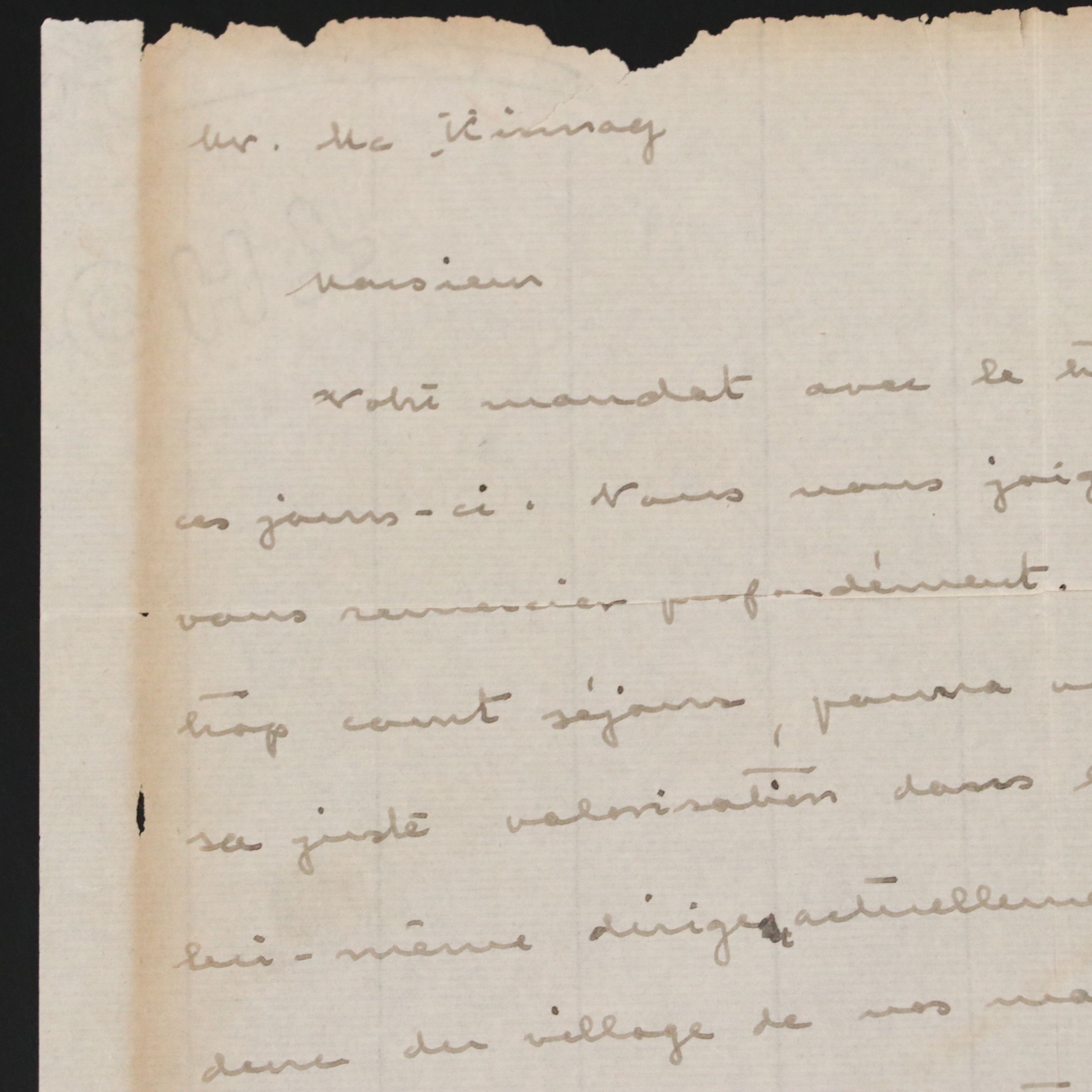 Albert Schweitzer Letter of Gratitude