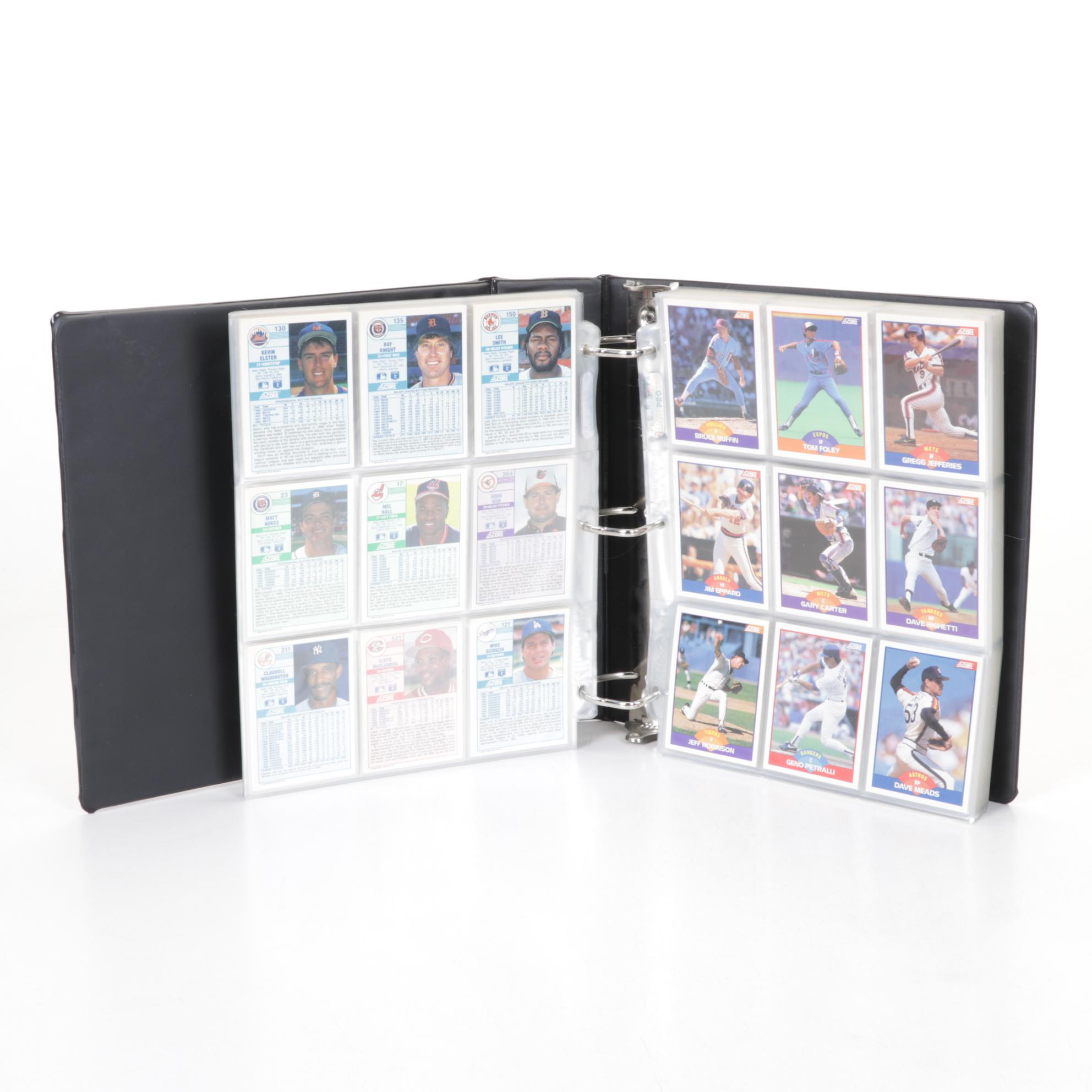 Score Baseball Cards Featuring Barry Bonds, Mark McGwire & More, 1989