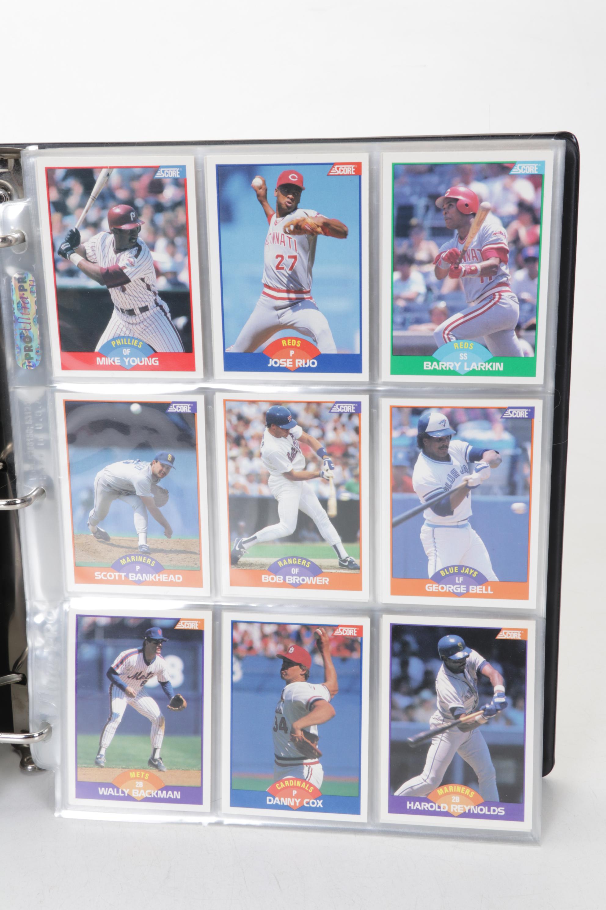 Score Baseball Cards Featuring Barry Bonds, Mark McGwire & More, 1989