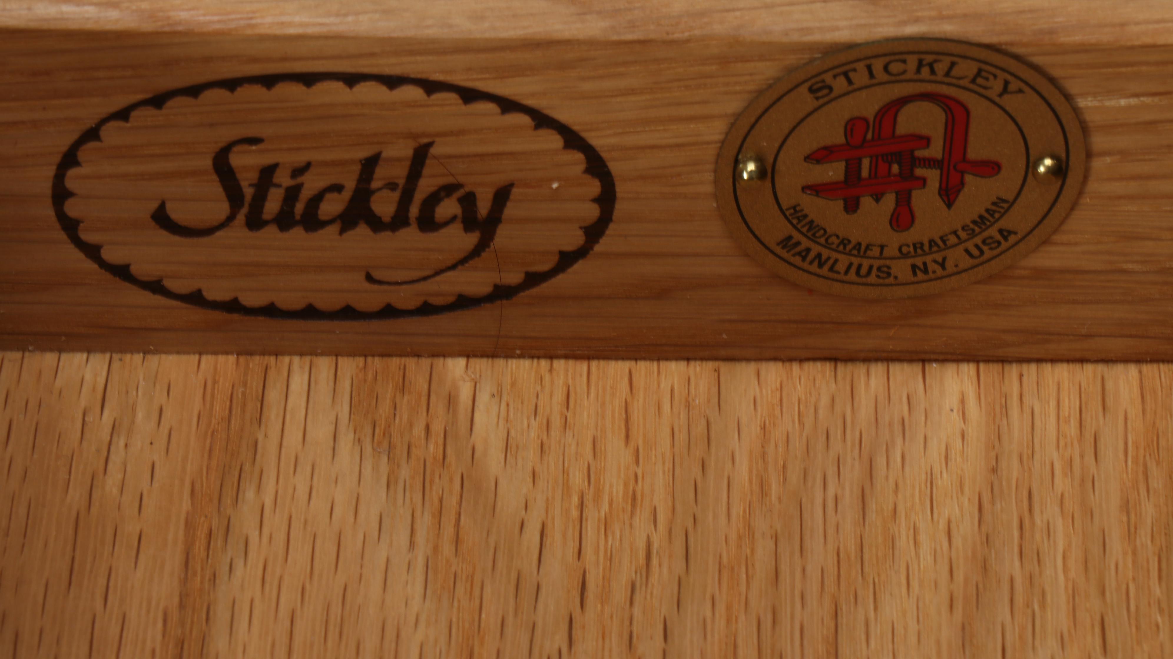 Stickley Arts & Crafts Style Oak Console Table