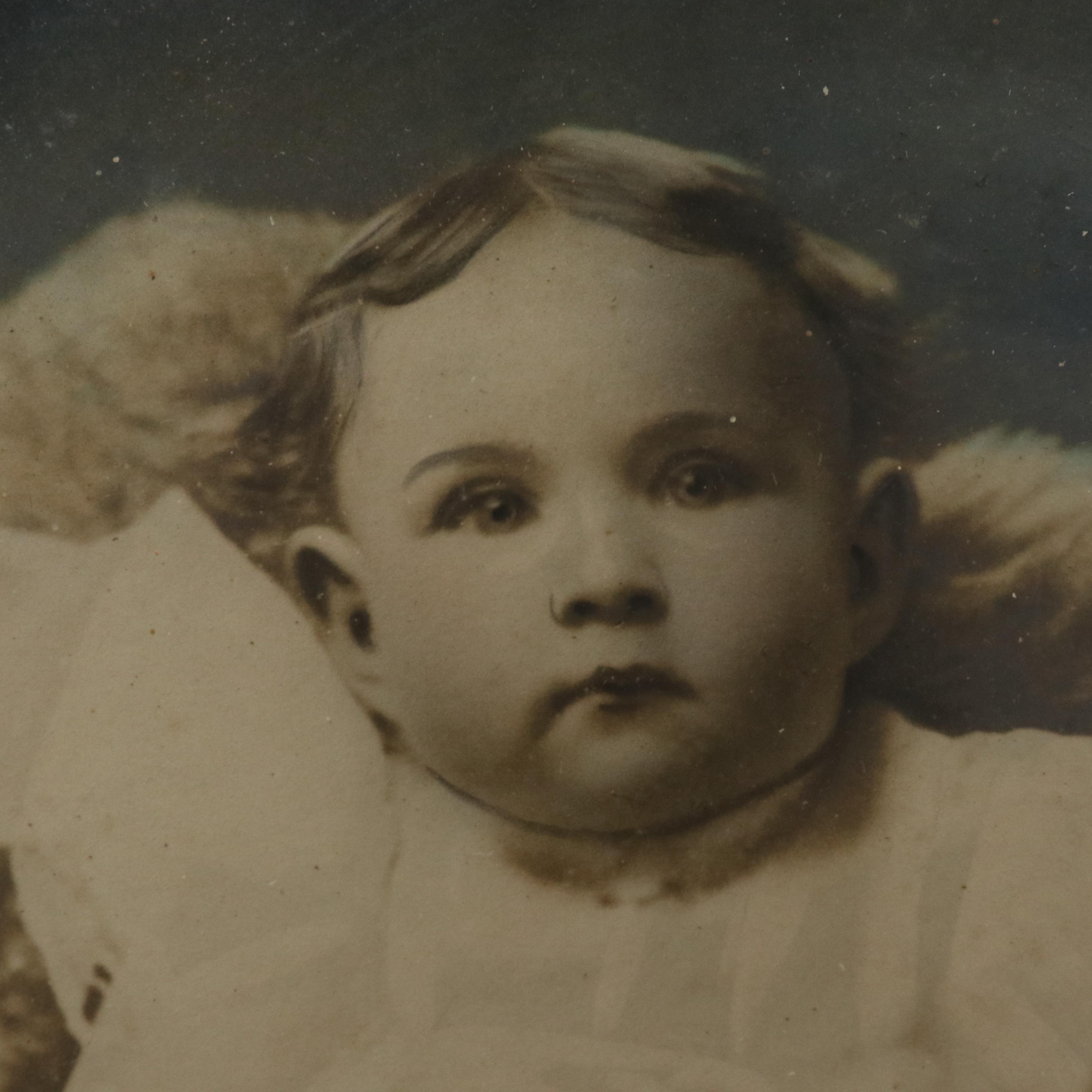Silver Gelatin of Infant in White Dress, Late 19th / 20th Century