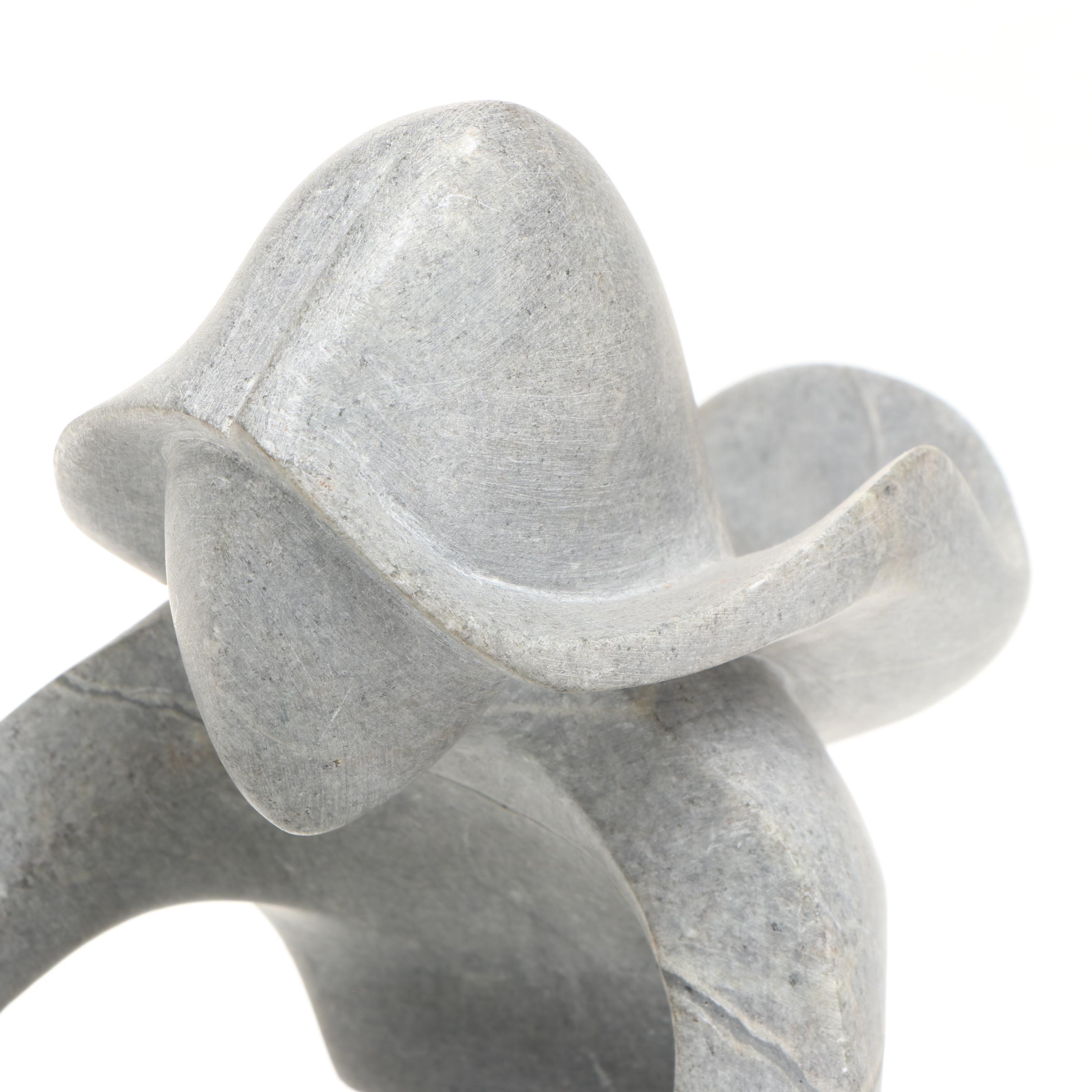 Loures Handmade Soapstone Carving of Mother and Child