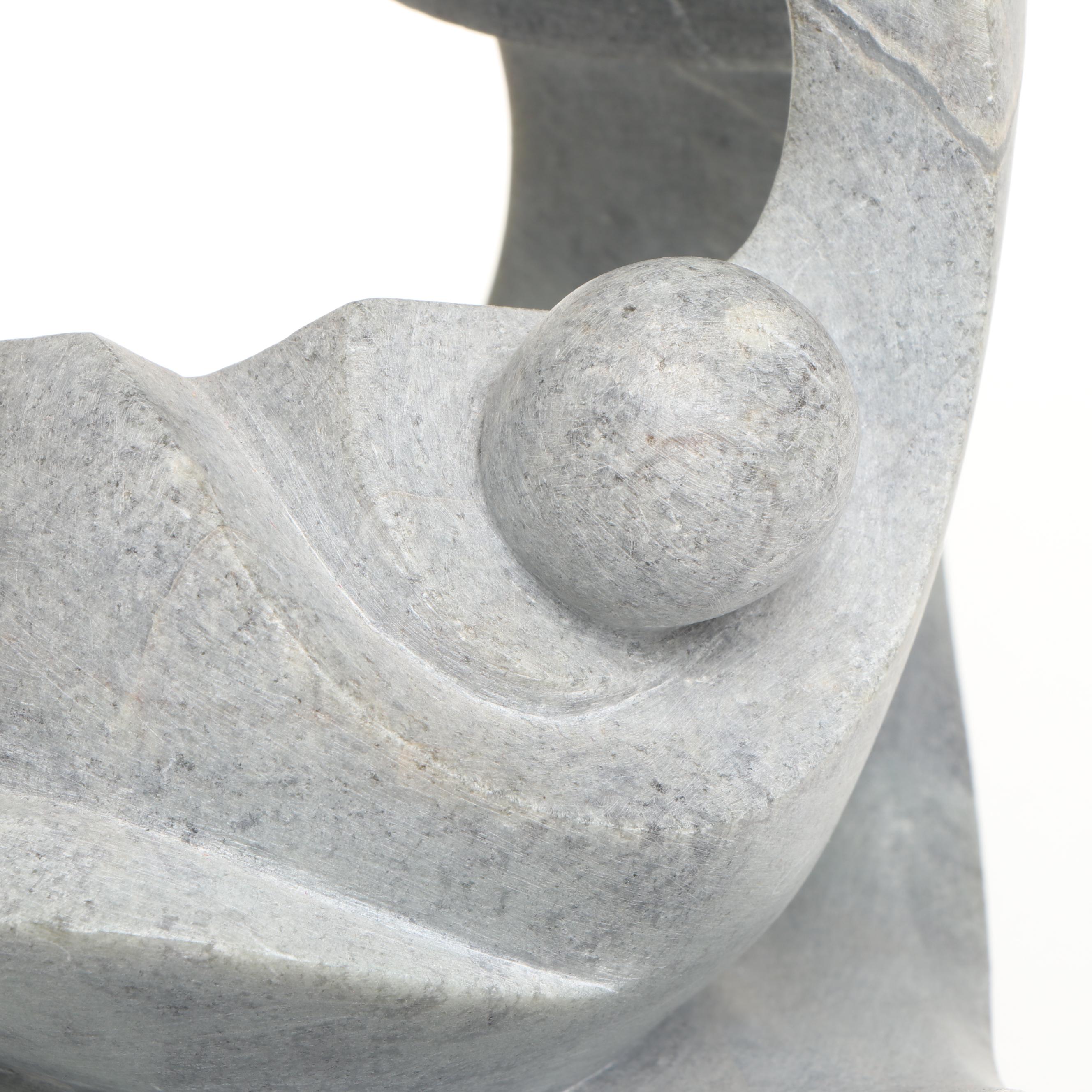 Loures Handmade Soapstone Carving of Mother and Child