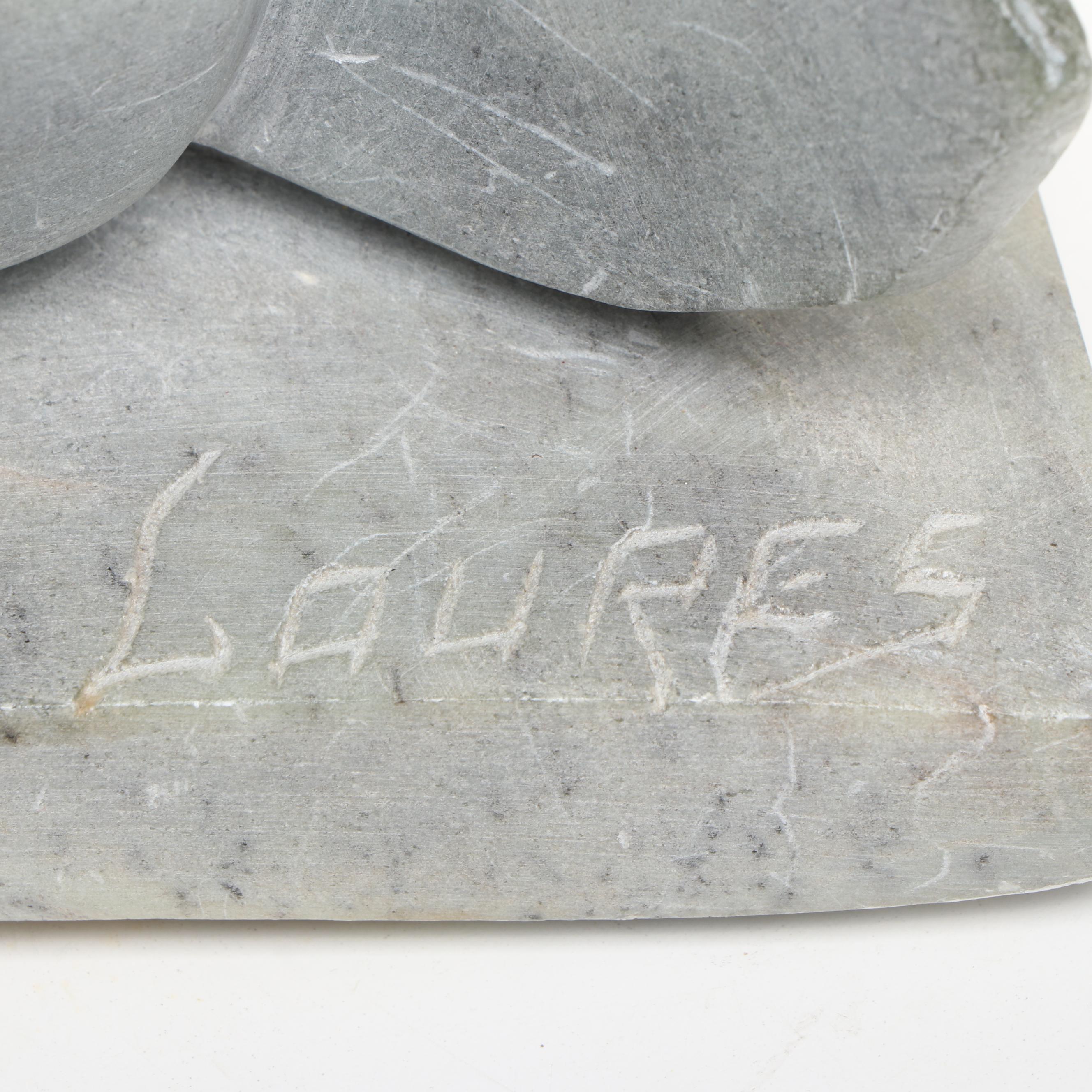 Loures Handmade Soapstone Carving of Mother and Child