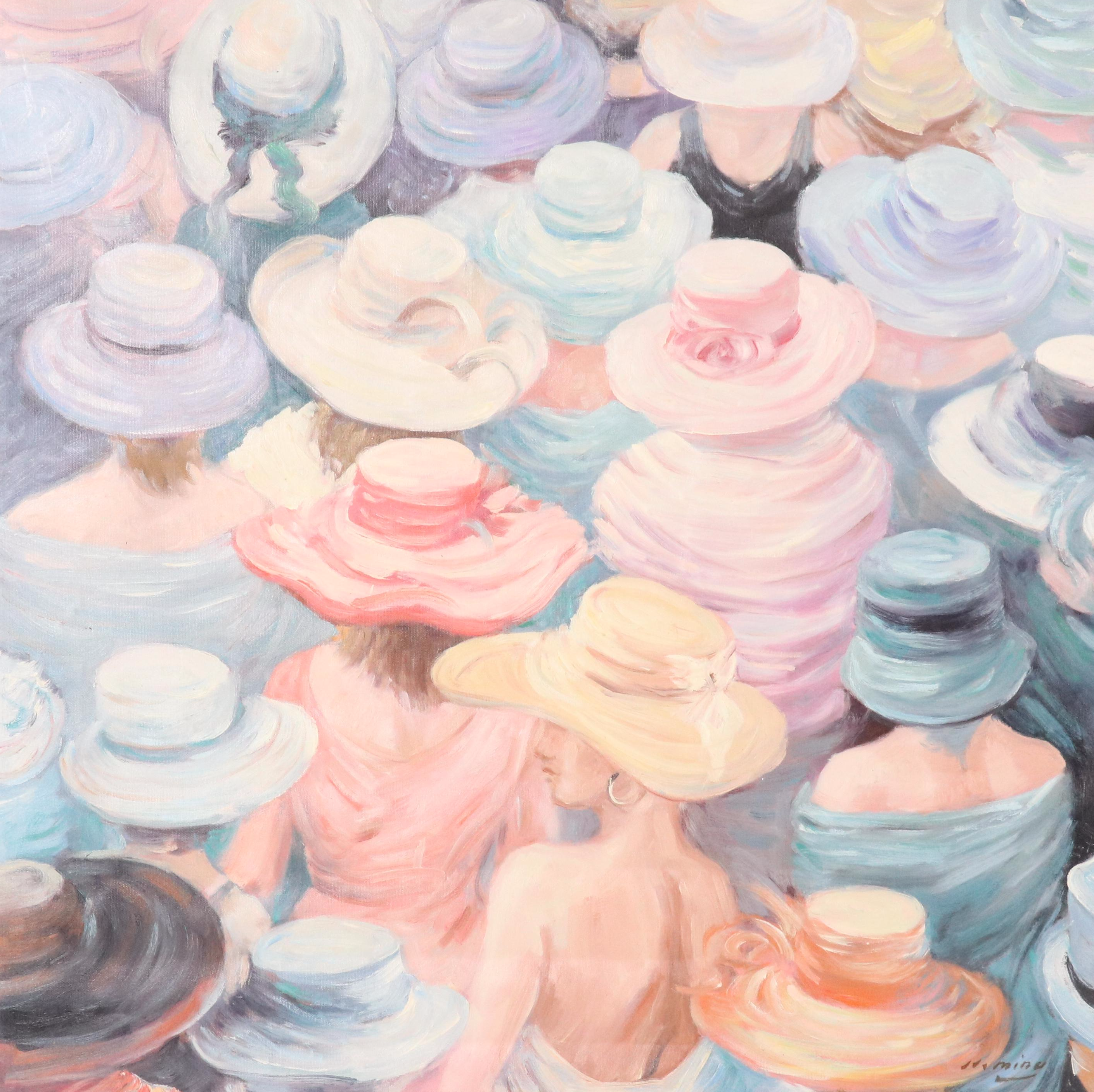 N. Ming Figural Oil Painting, 21st Century