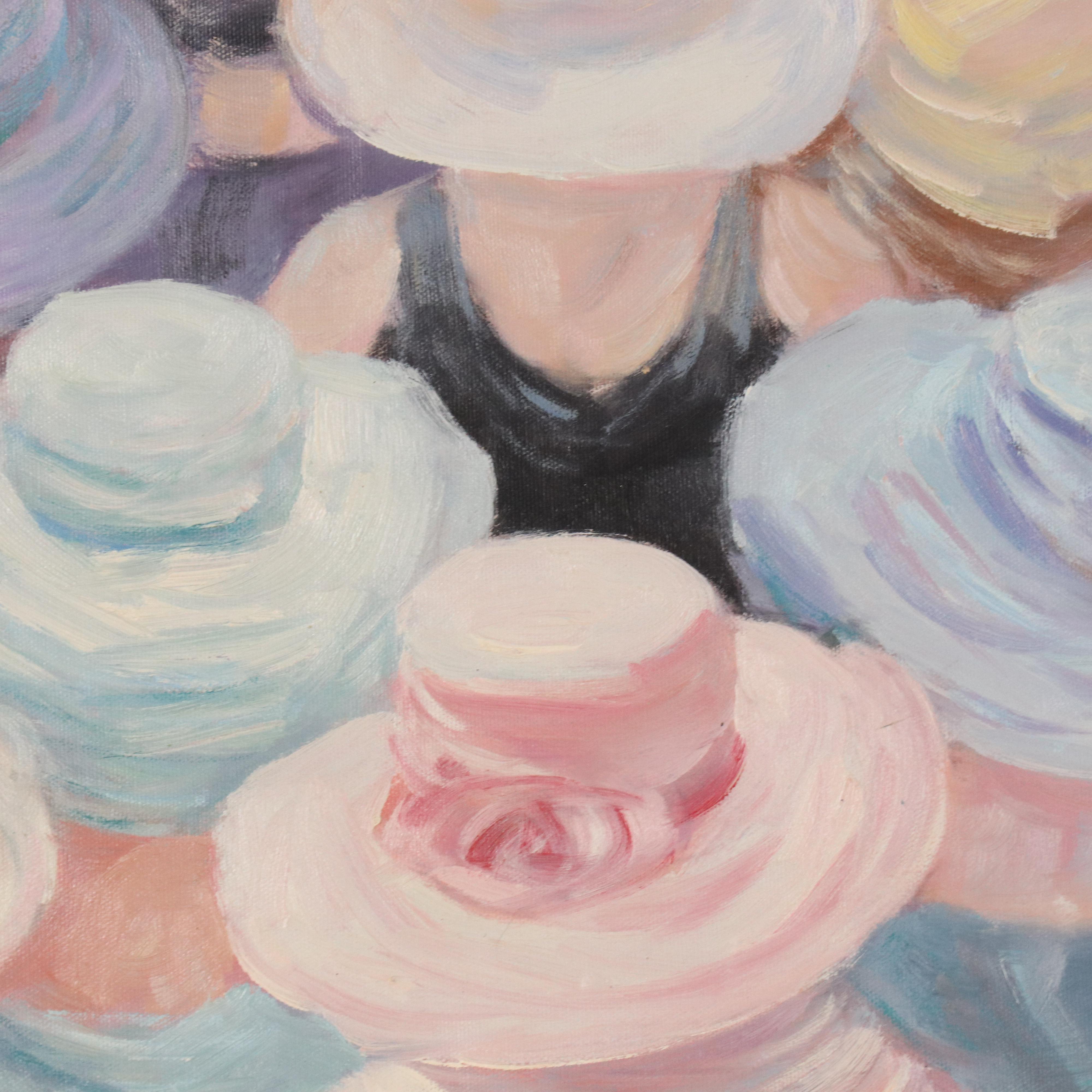 N. Ming Figural Oil Painting, 21st Century