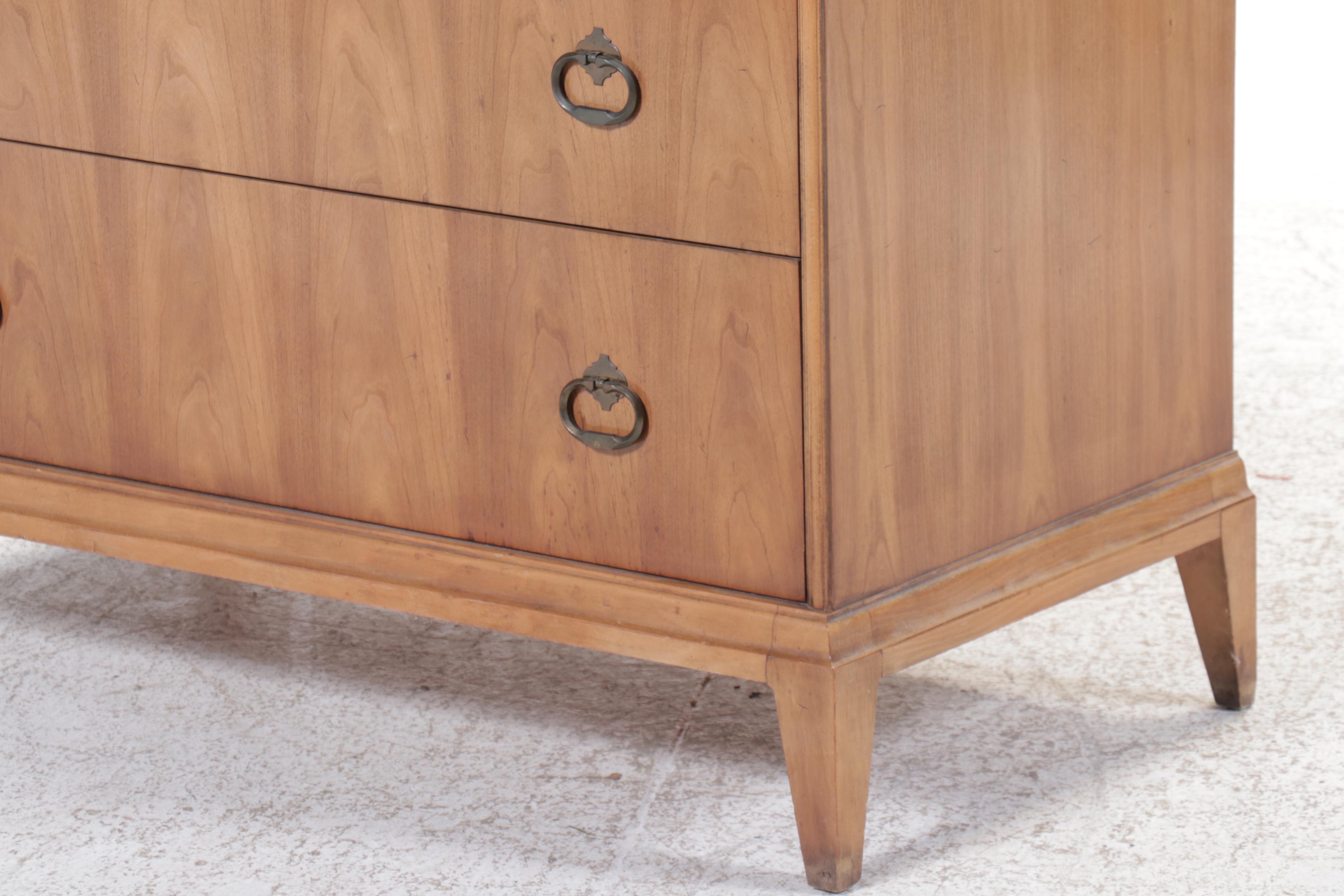 J. B. Van Sciver Co. Mid Century Modern Style Maple Finish Chest of Drawers