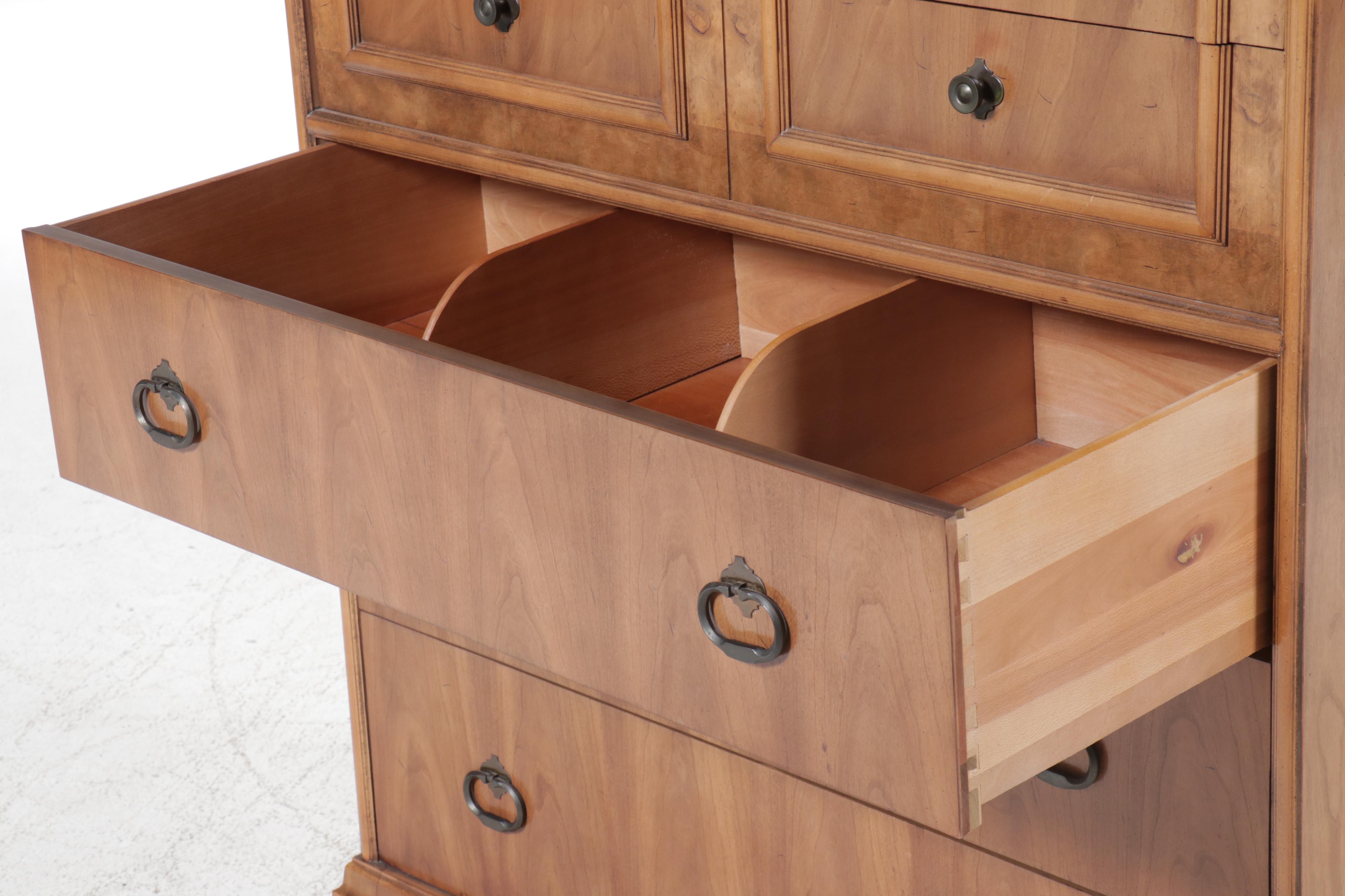 J. B. Van Sciver Co. Mid Century Modern Style Maple Finish Chest of Drawers