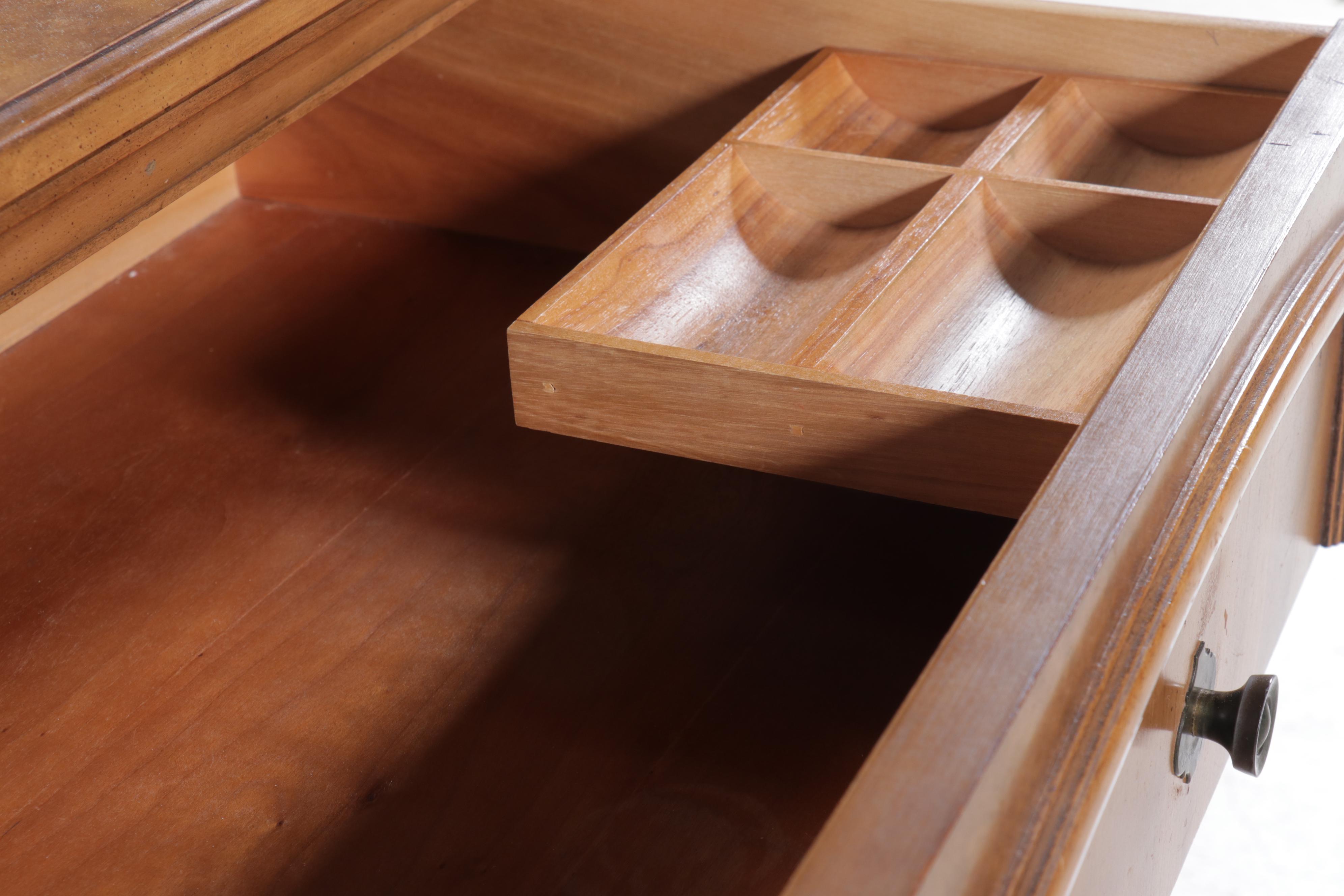 J. B. Van Sciver Co. Mid Century Modern Style Maple Finish Chest of Drawers