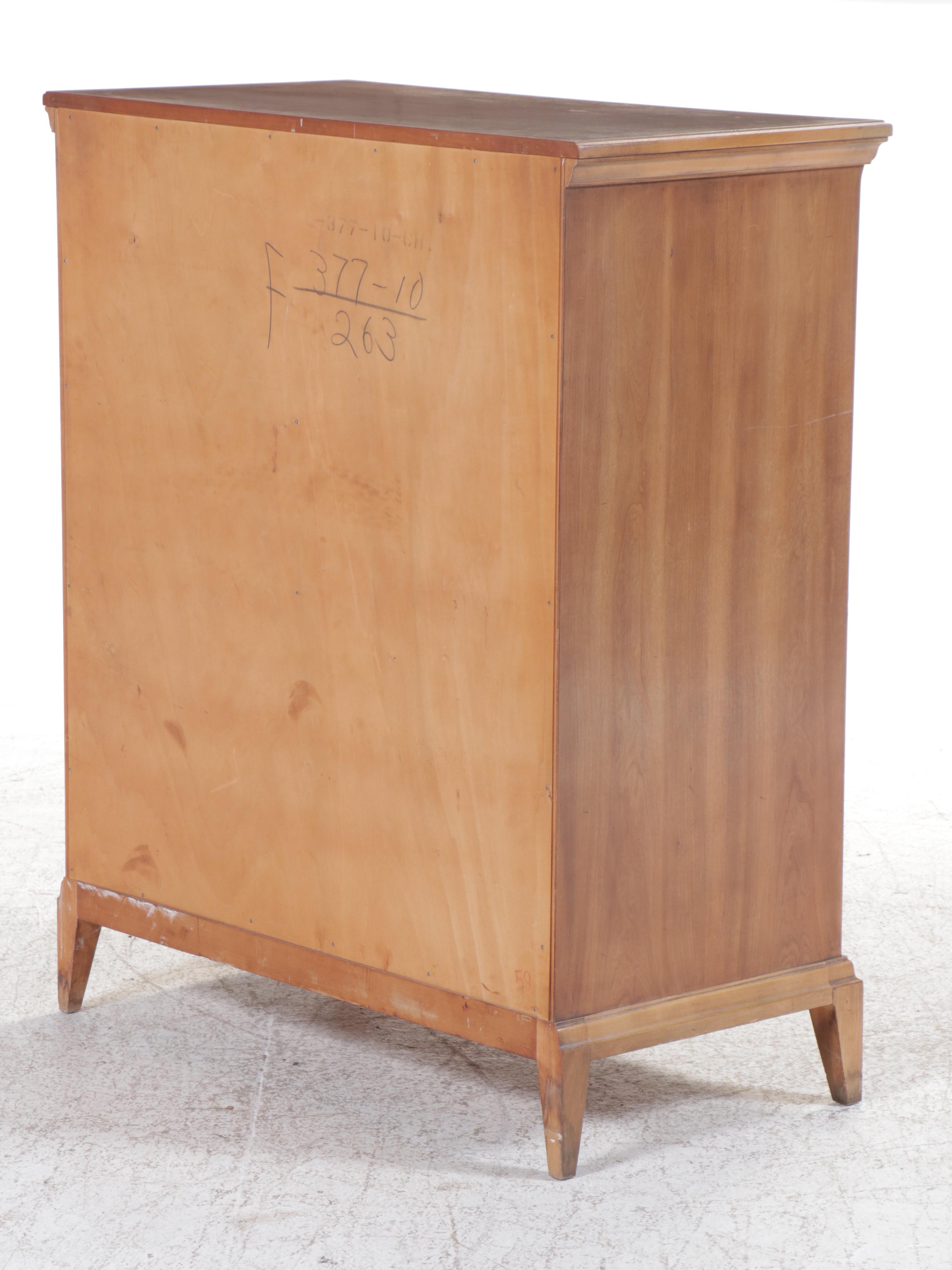 J. B. Van Sciver Co. Mid Century Modern Style Maple Finish Chest of Drawers