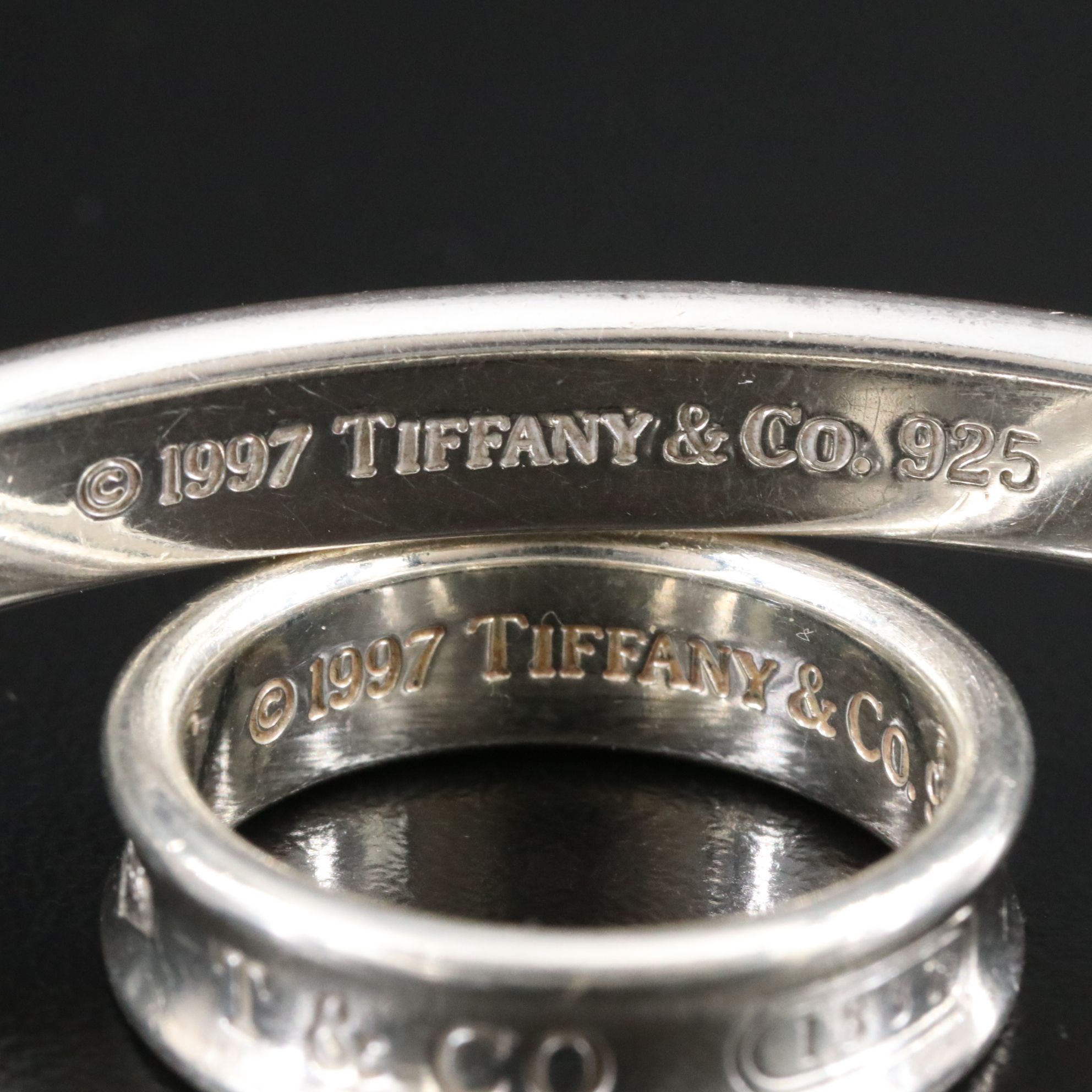 Tiffany & Co. 1837 Sterling Jewelry Selection Including Rubedo