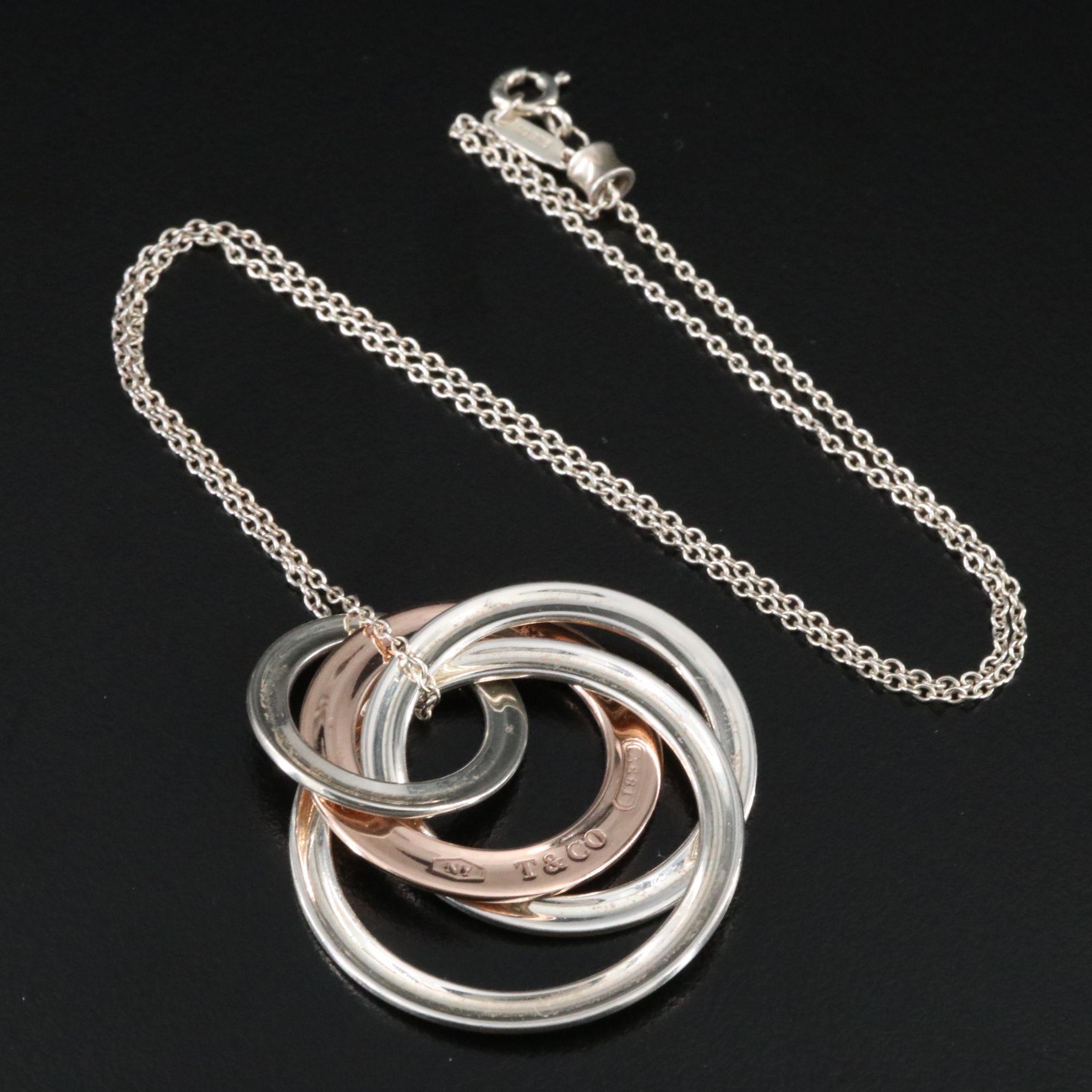 Tiffany & Co. 1837 Sterling Jewelry Selection Including Rubedo