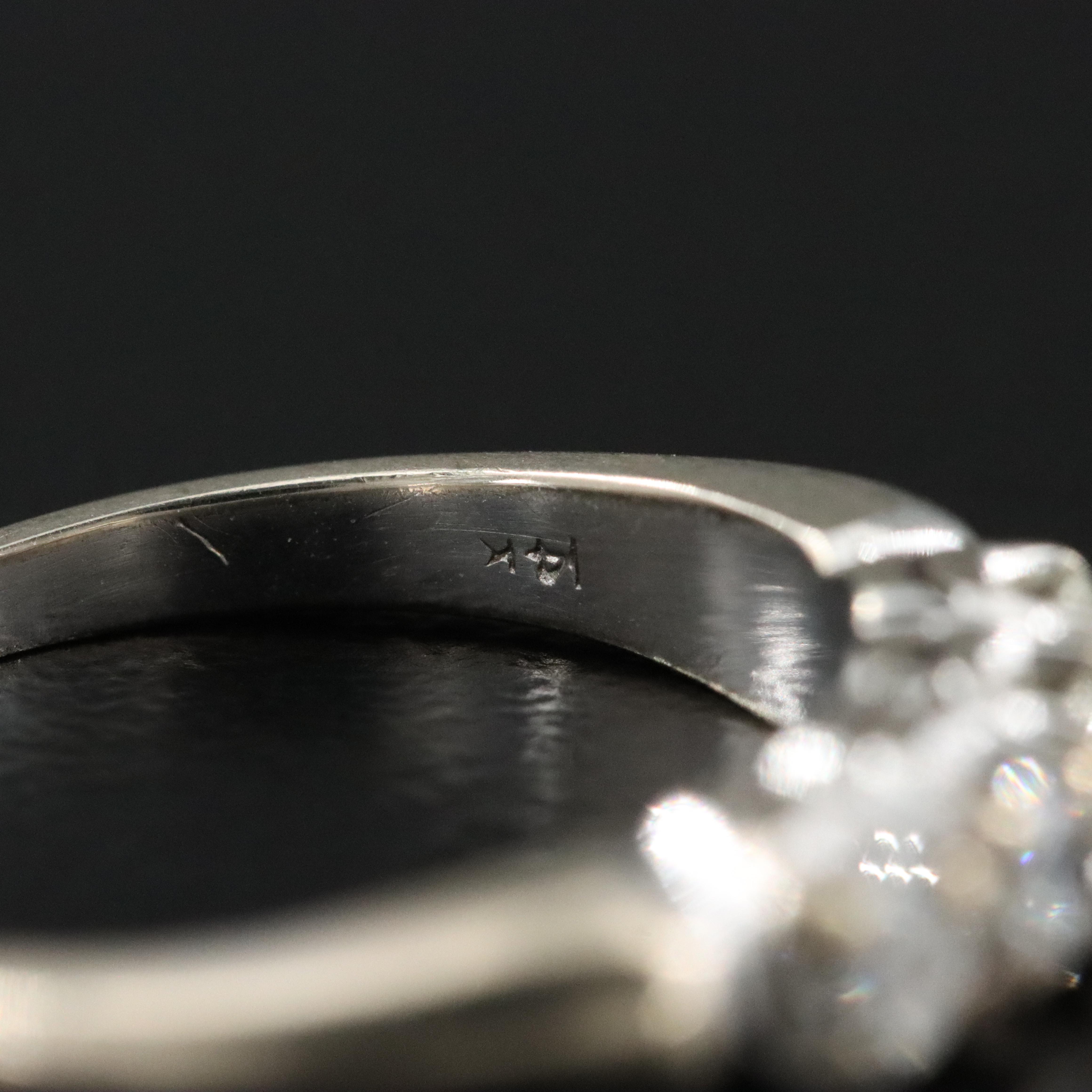 Vintage 14K 0.28 CTW Diamond Band