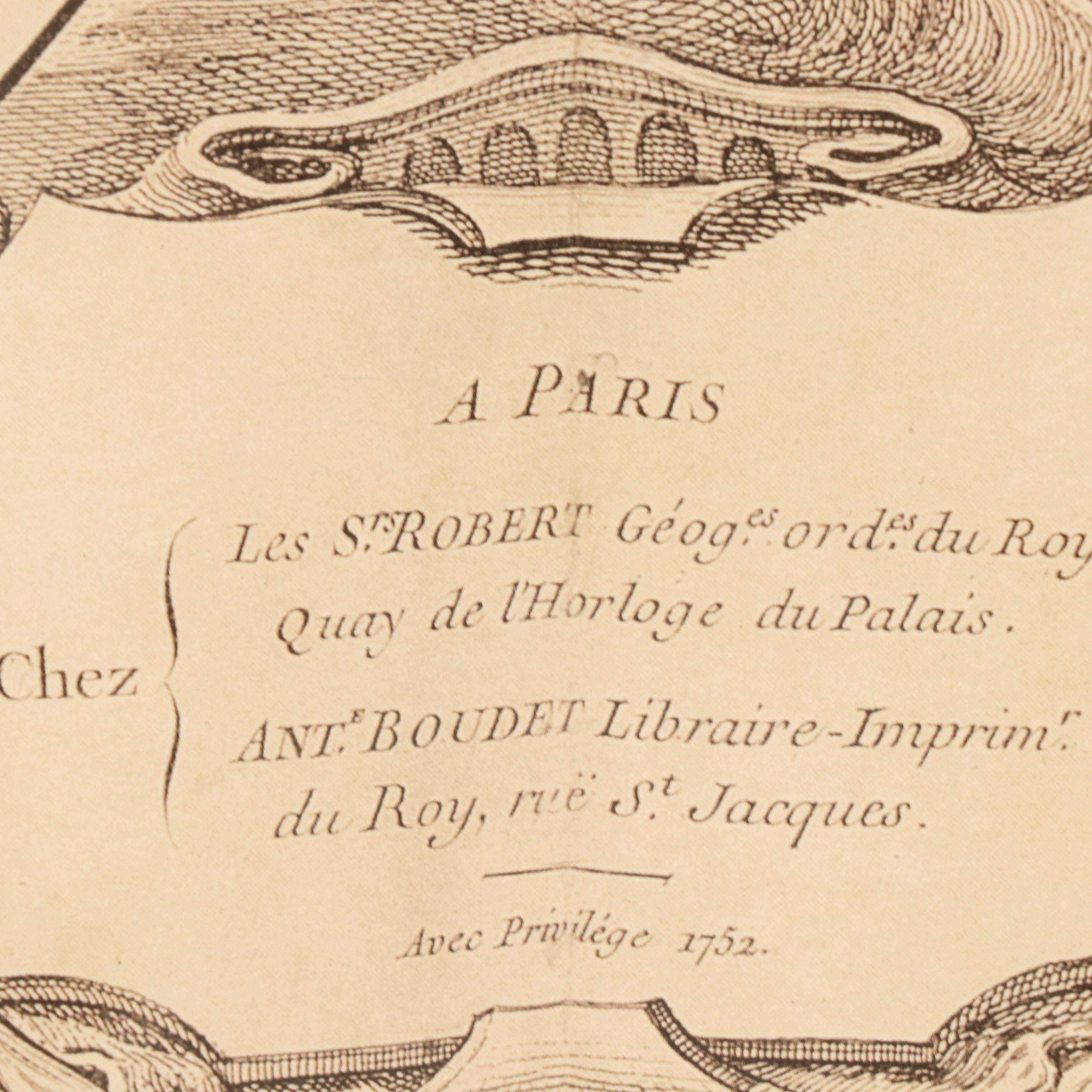 Halftone Map Reproduction "Mappemonde ou Description du globe terrestre"