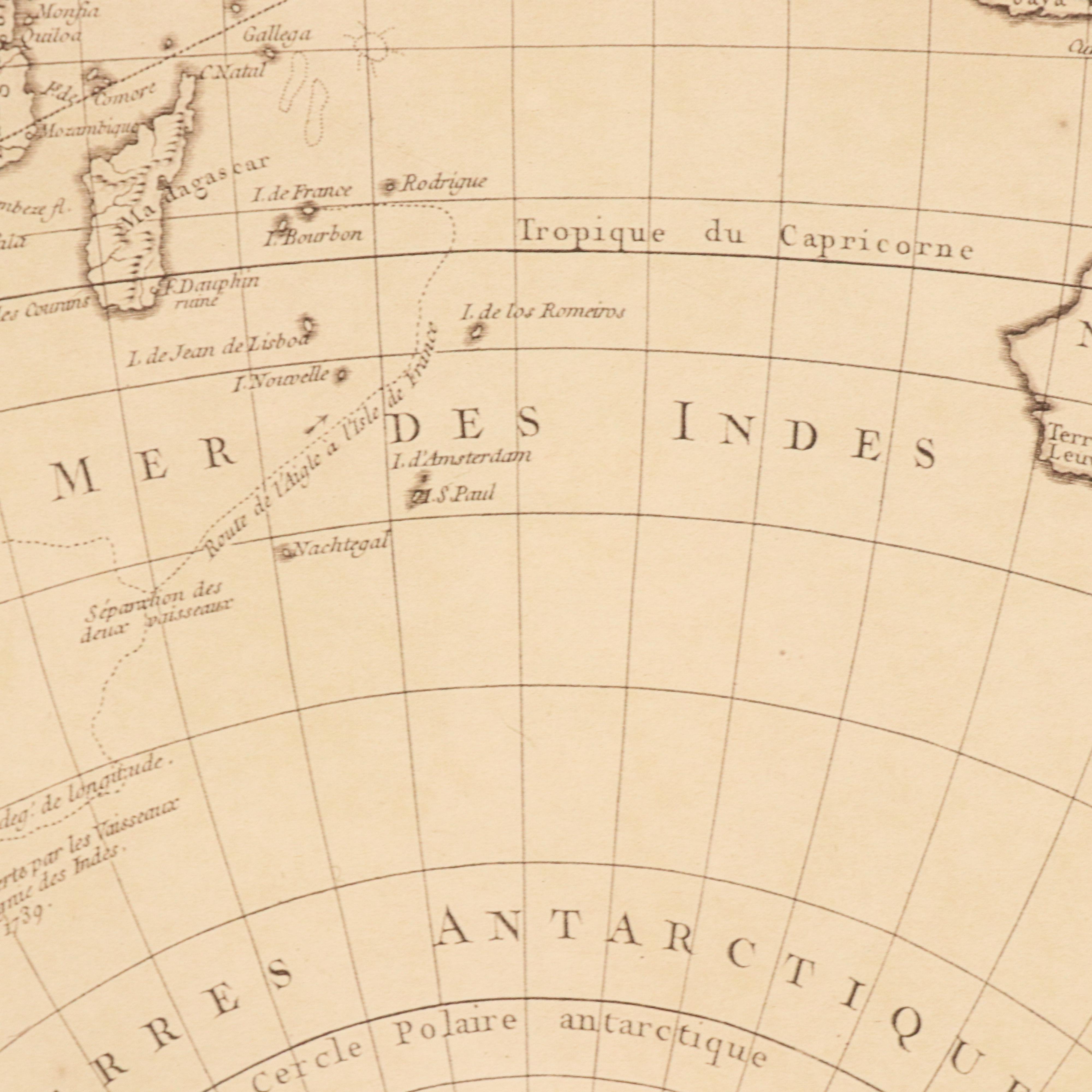 Halftone Map Reproduction "Mappemonde ou Description du globe terrestre"