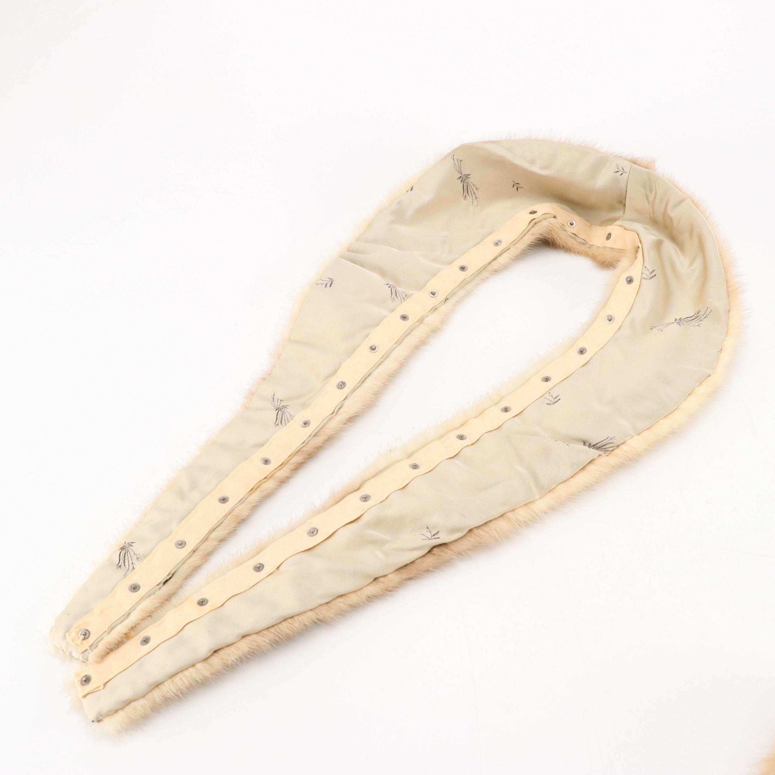 Mink Fur Collars, Mid-20th Century