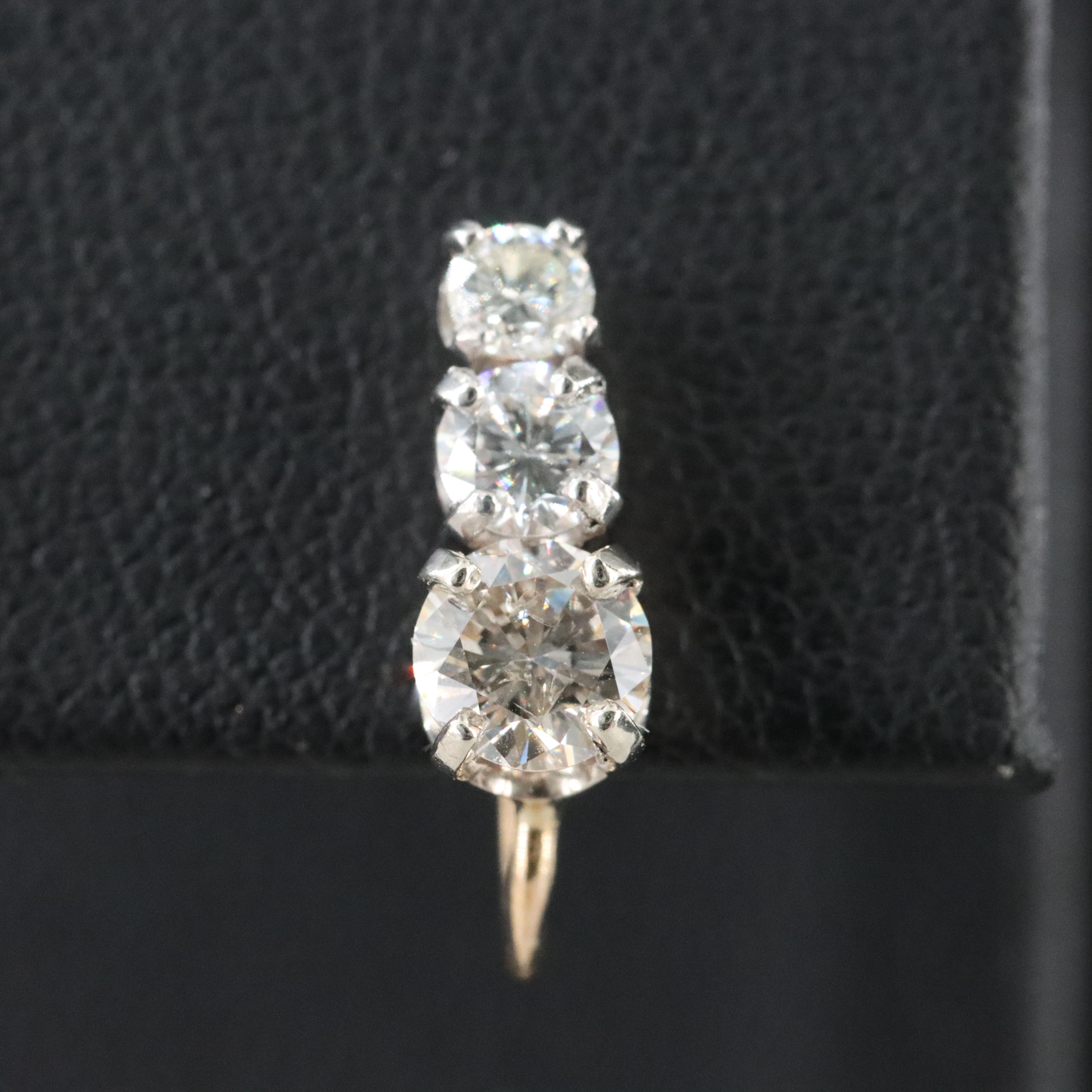 14K 1.35 CTW Diamond Earrings