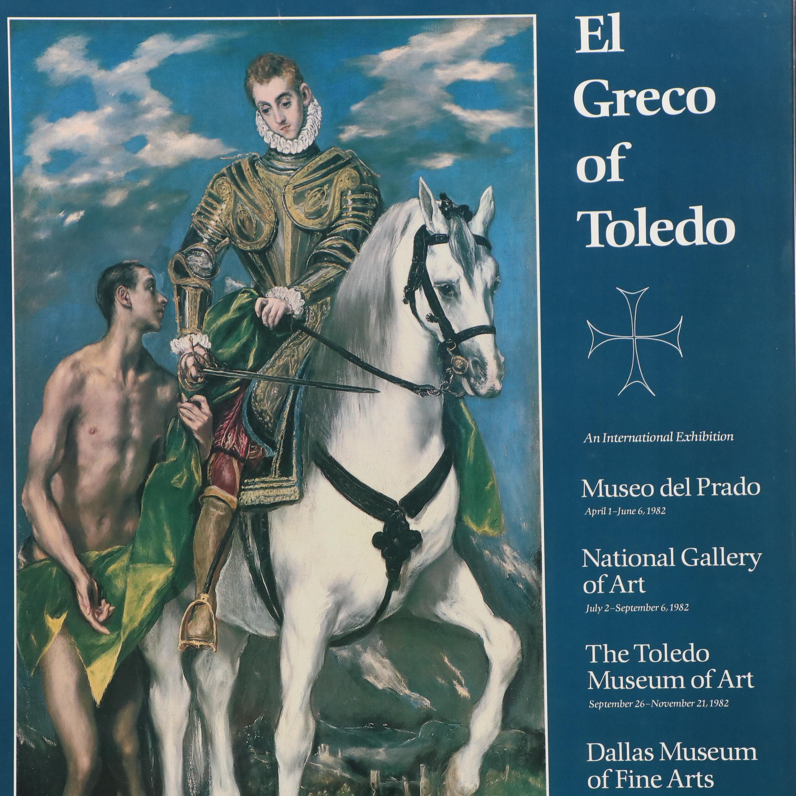 El Greco of Toledo International Exhibition Poster, 1982