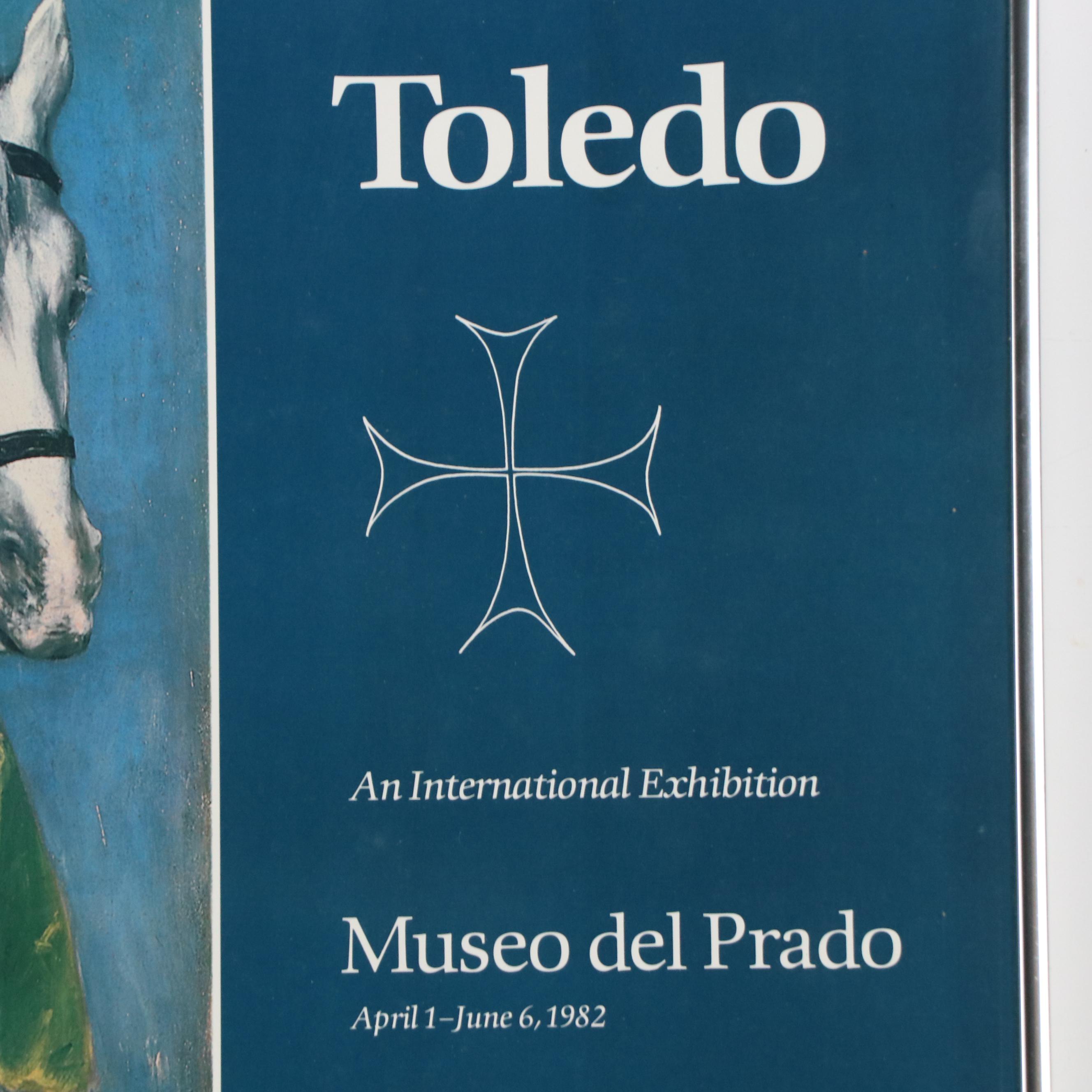 El Greco of Toledo International Exhibition Poster, 1982
