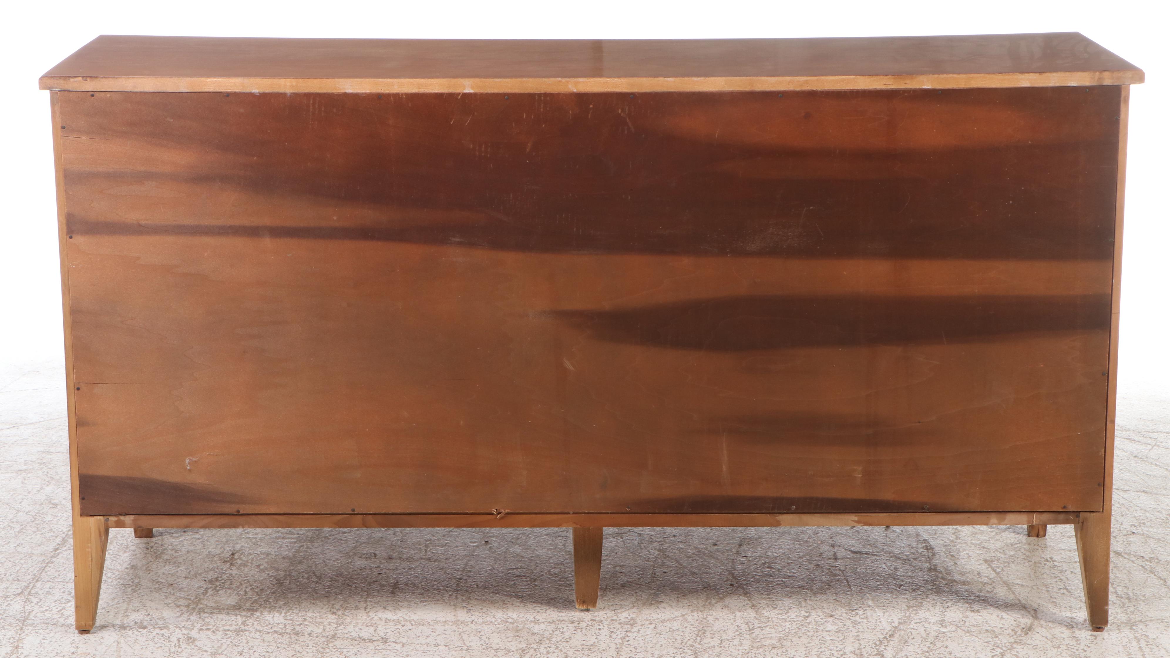 Mid Century Modern Style Walnut Finish Sideboard, Mid to Late 20th Century