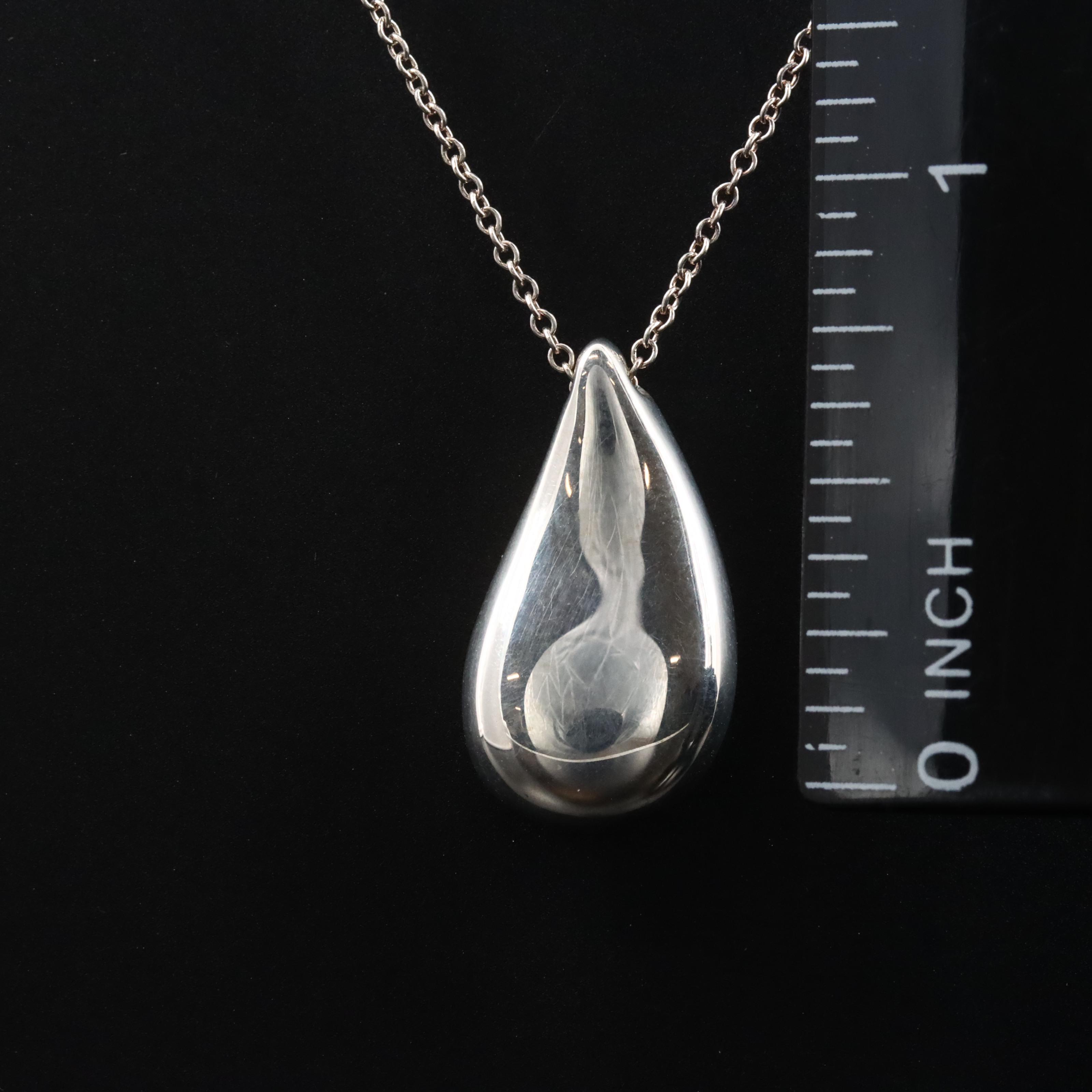 Elsa Peretti for Tiffany & Co. Sterling Teardrop Necklace