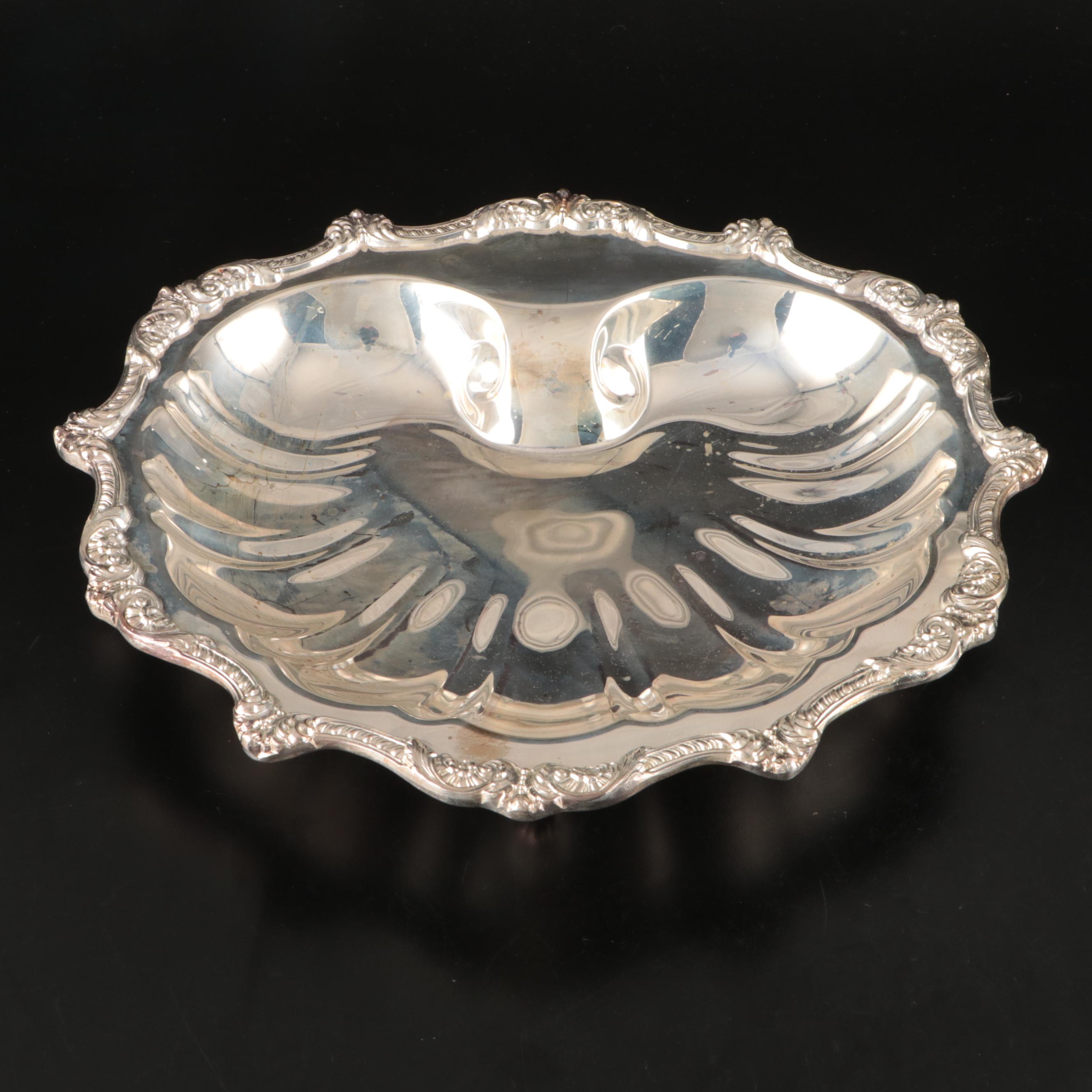 Gorham Silver Plate Candlesticks and Other Serving Pieces